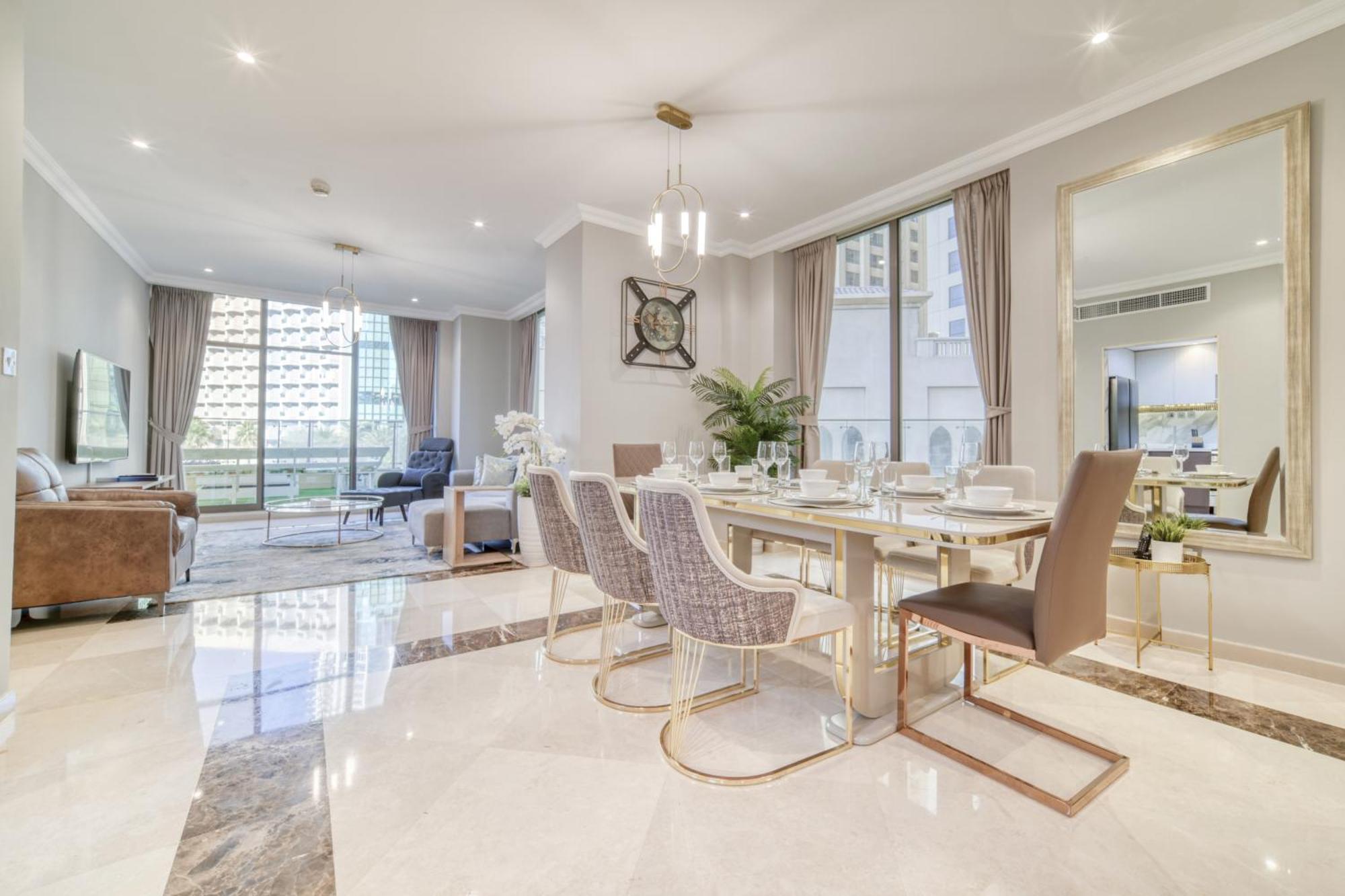 Luxurious 4 Bedroom Duplex With Terrace & Sea View * Dubai