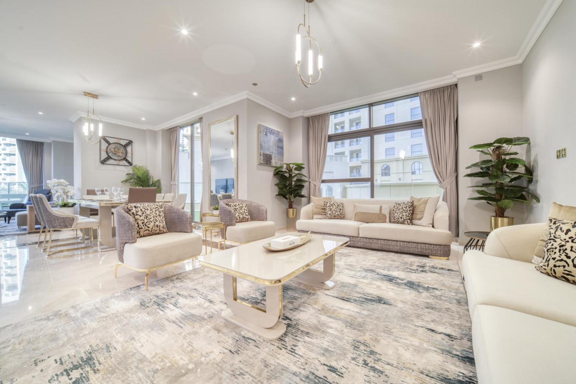 Luxurious 4 Bedroom Duplex With Terrace & Sea View Apartment Dubai