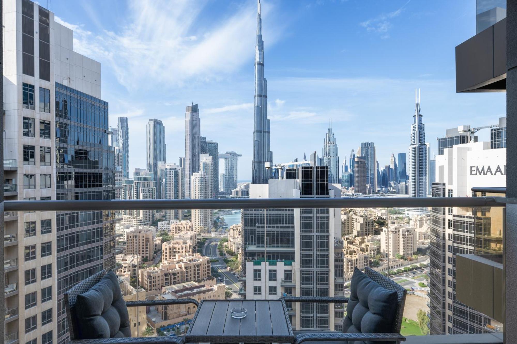 Luxurious In Elite With Burj Khalifa View *
