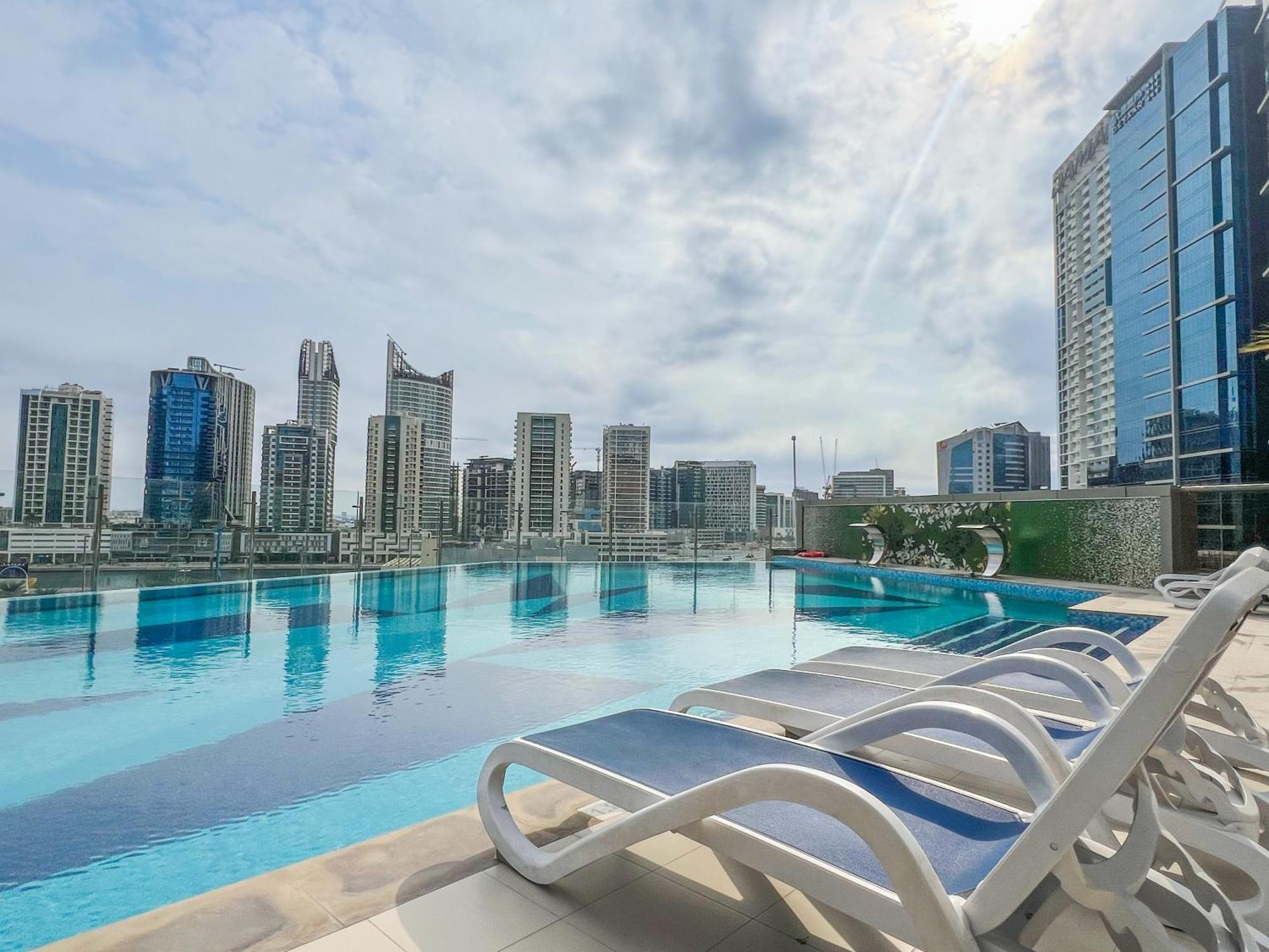 Luxurious In Elite With Burj Khalifa View Dubai