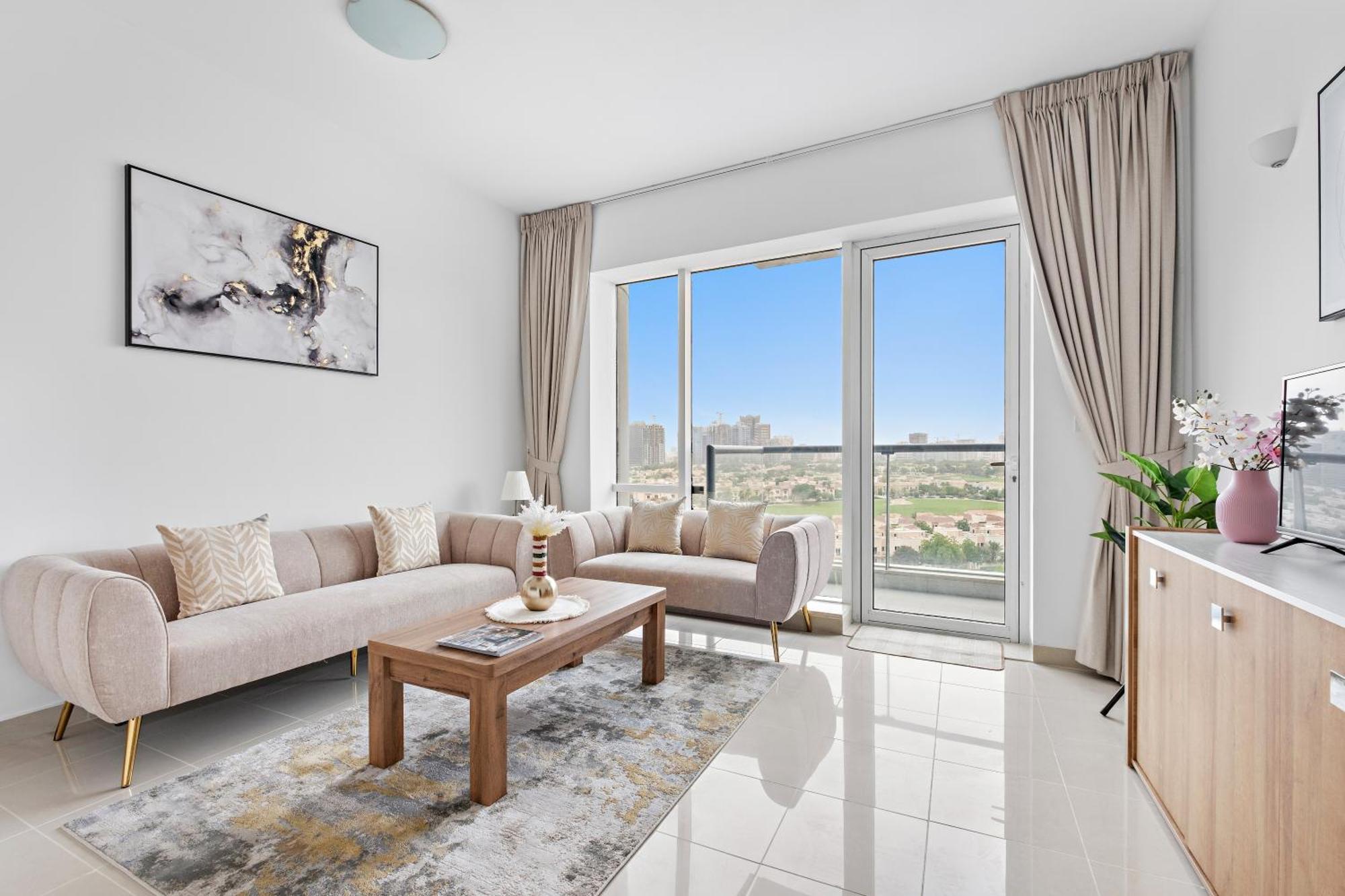 1br Flat Close To Famous The Els Club Golf Course Dubai