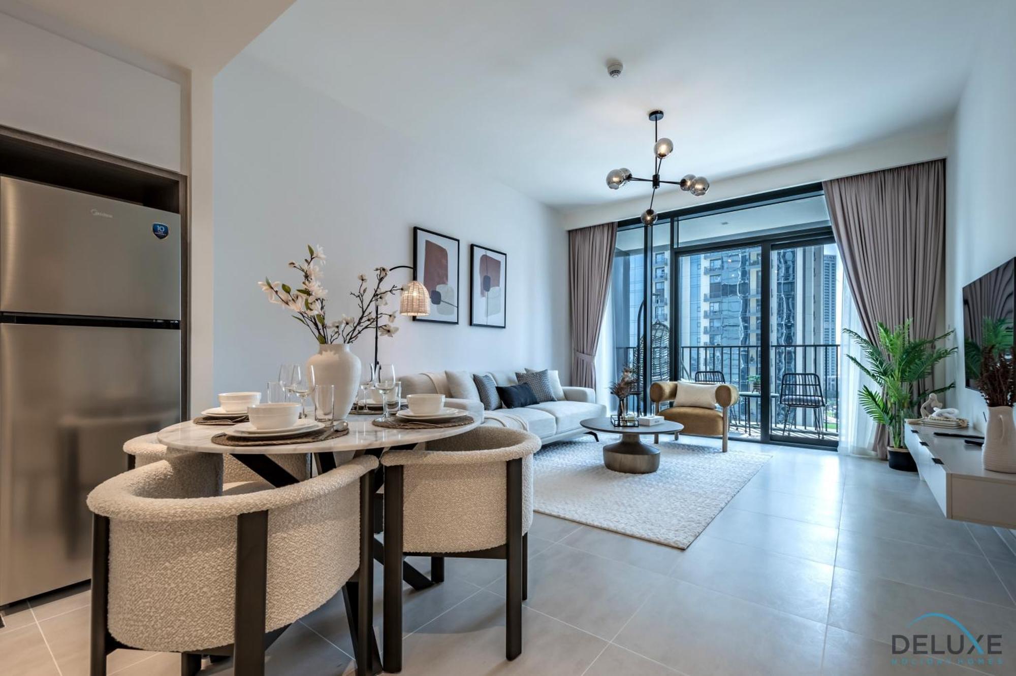 Beautiful 1br In Creek Edge Tower 2, Creek Harbor By Deluxe Homes Dubai