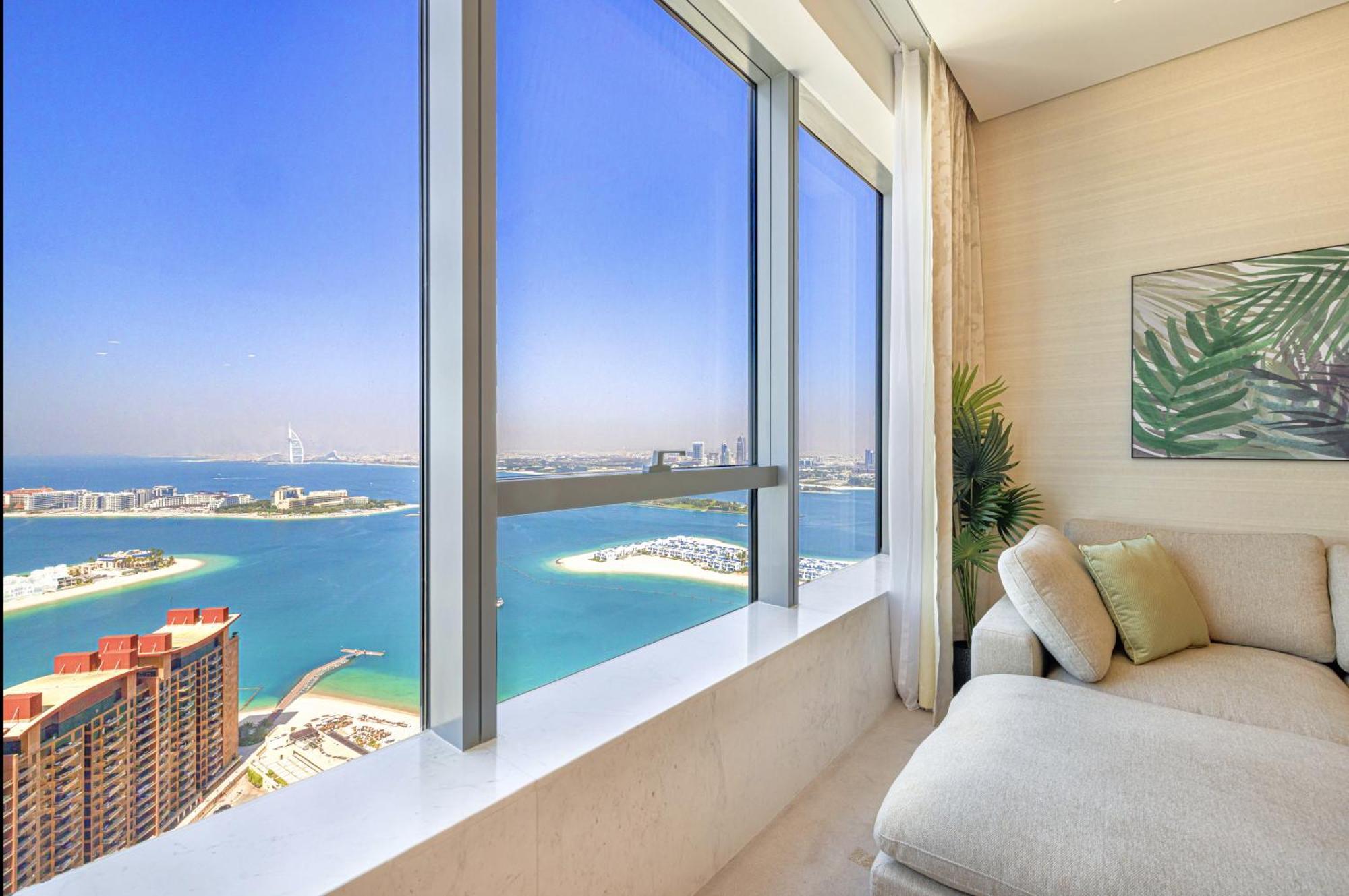 Apartment Elegant 1br In Palm Tower, Nakheel Mall, Sea View