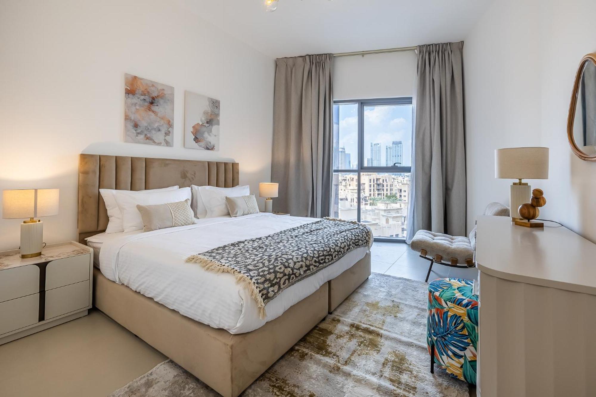 Apartment With Burj Khalifa View I Bellevue Tower *