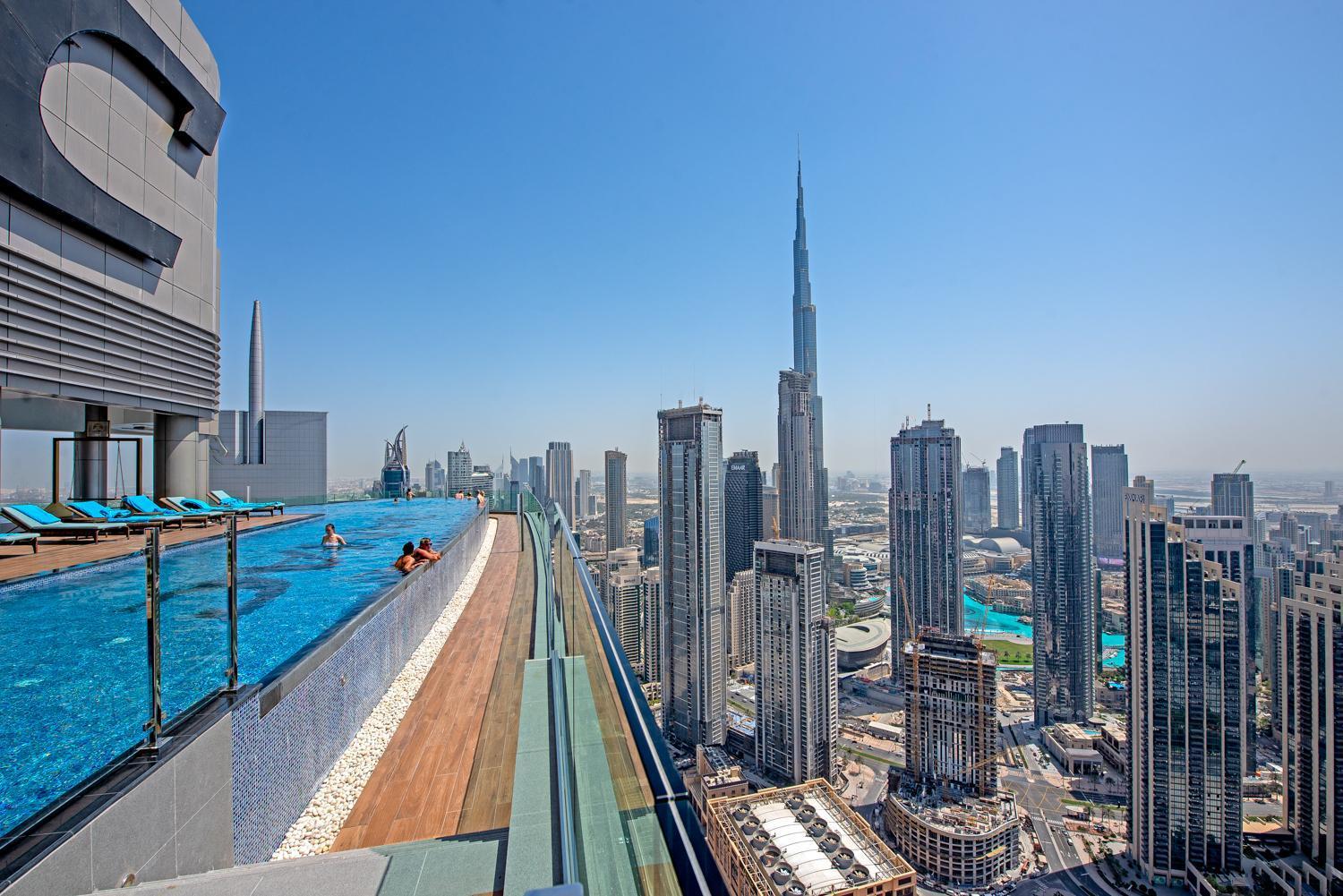 Stylish 2bedroom W Infinity Pool On The 64th Floor Dubai