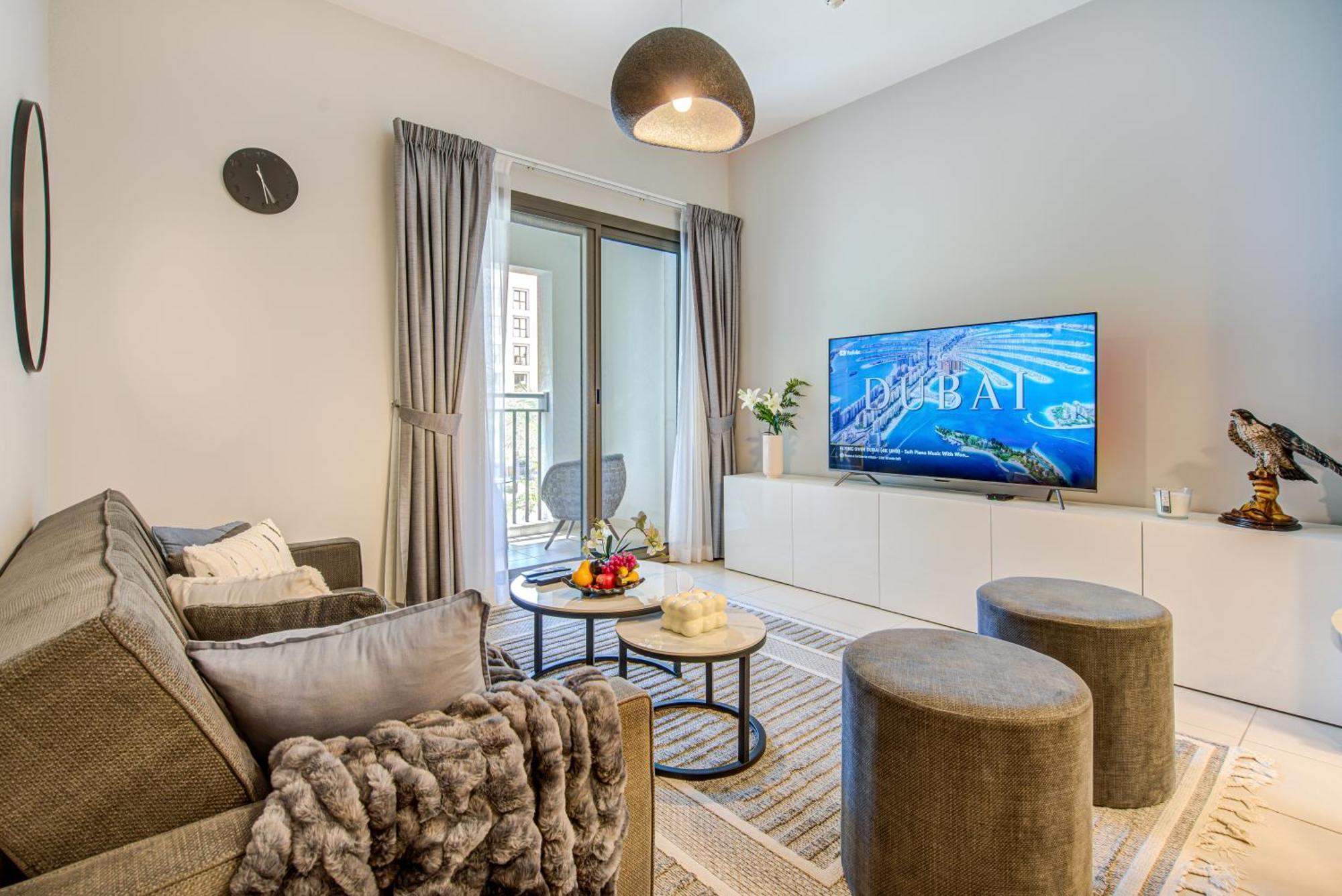 Trophy - Discover Tranquility Living In Sleek Sanctuary Apartment Dubai