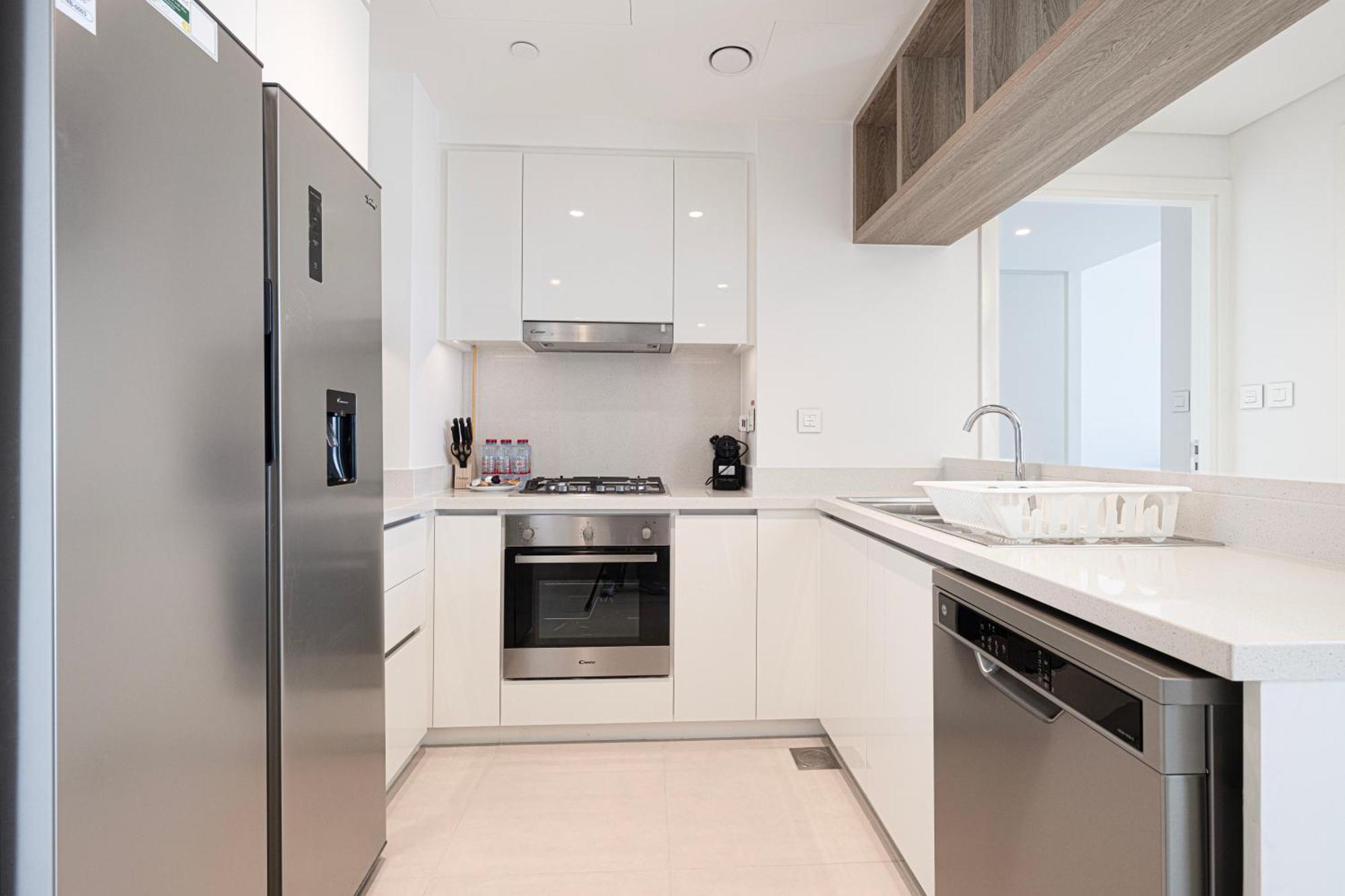 55th High Floor - 2 Bedroom With Full Burj Khalifa & Fountain View, Close To Dubail Mall - Downtown By Stayfinity Max 8 Guests *