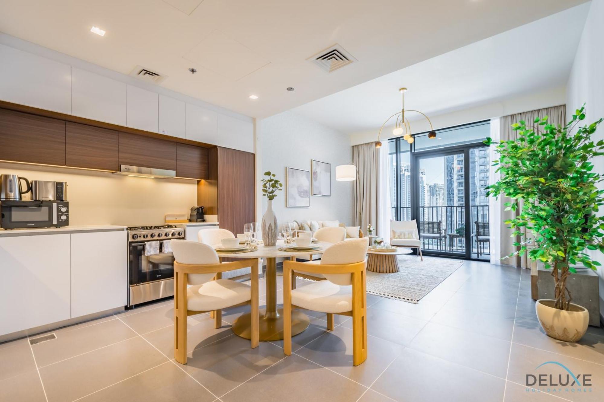 Charming 1br In Creek Edge Tower 1, Creek Harbor By Deluxe Homes Apartment Dubai
