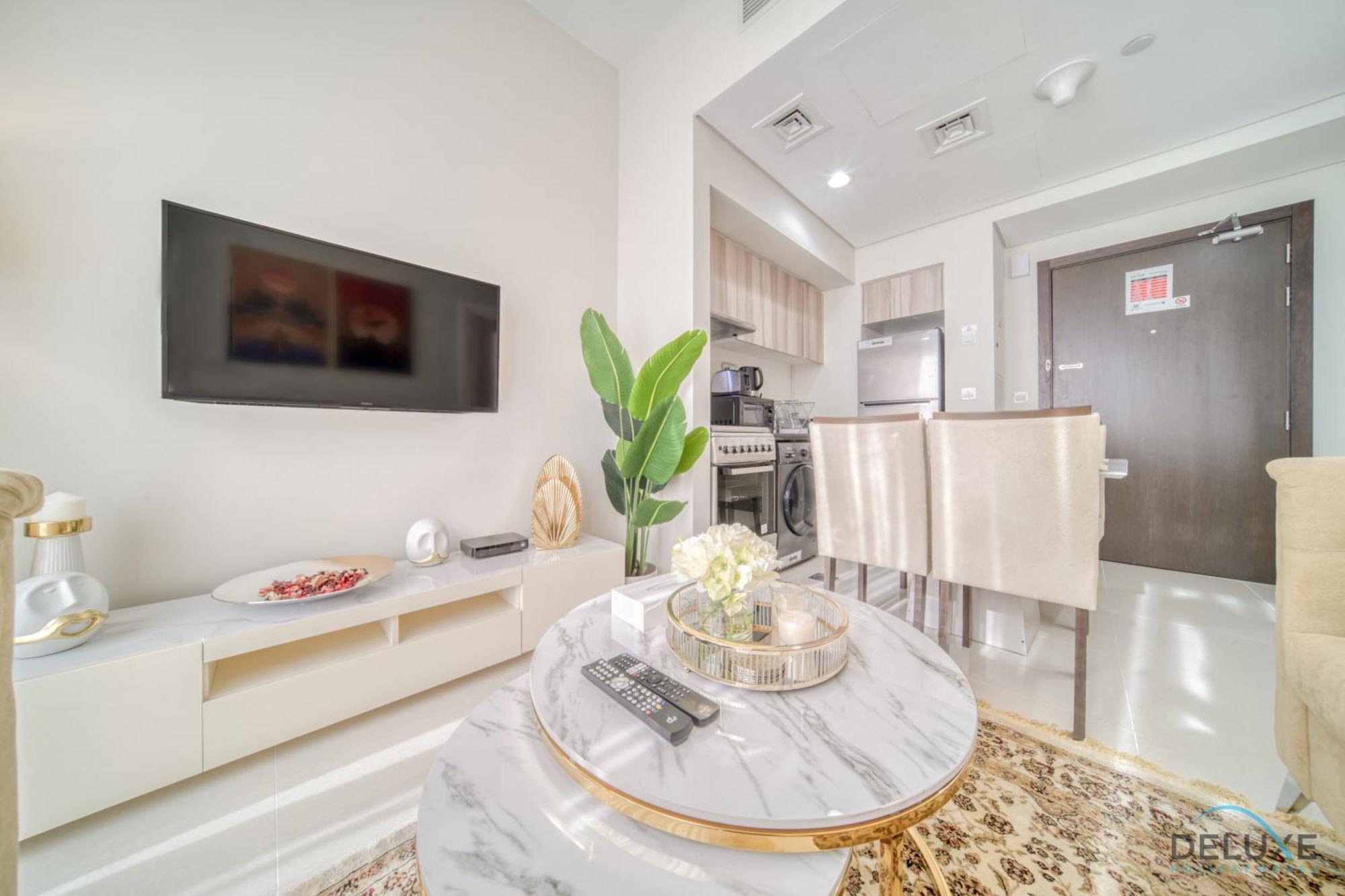 Apartment Peaceful 1br At Golf A Damac Hills By Deluxe Homes Dubai