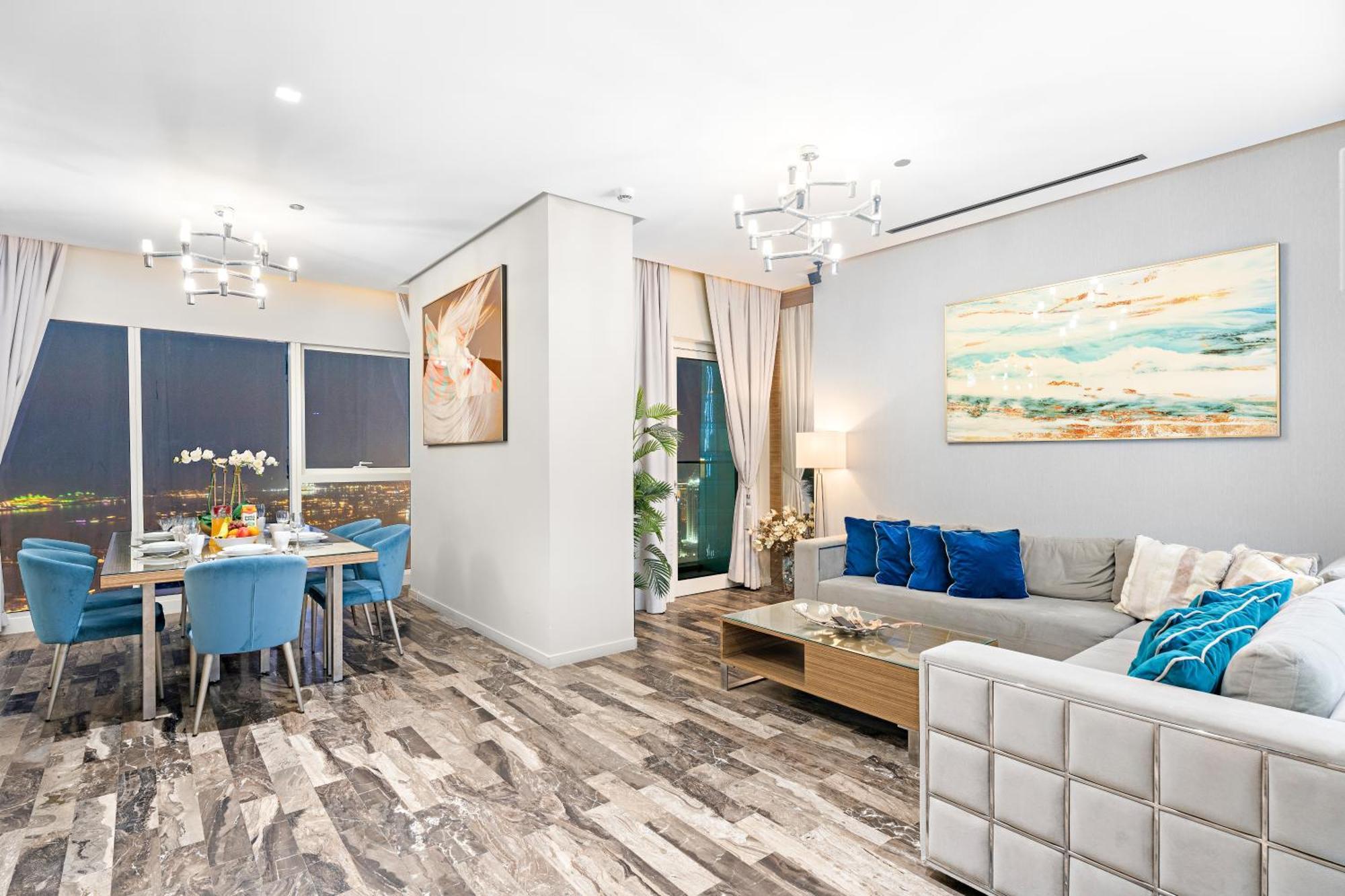 First Class 2br Elevated Luxury With Terrace * Dubai