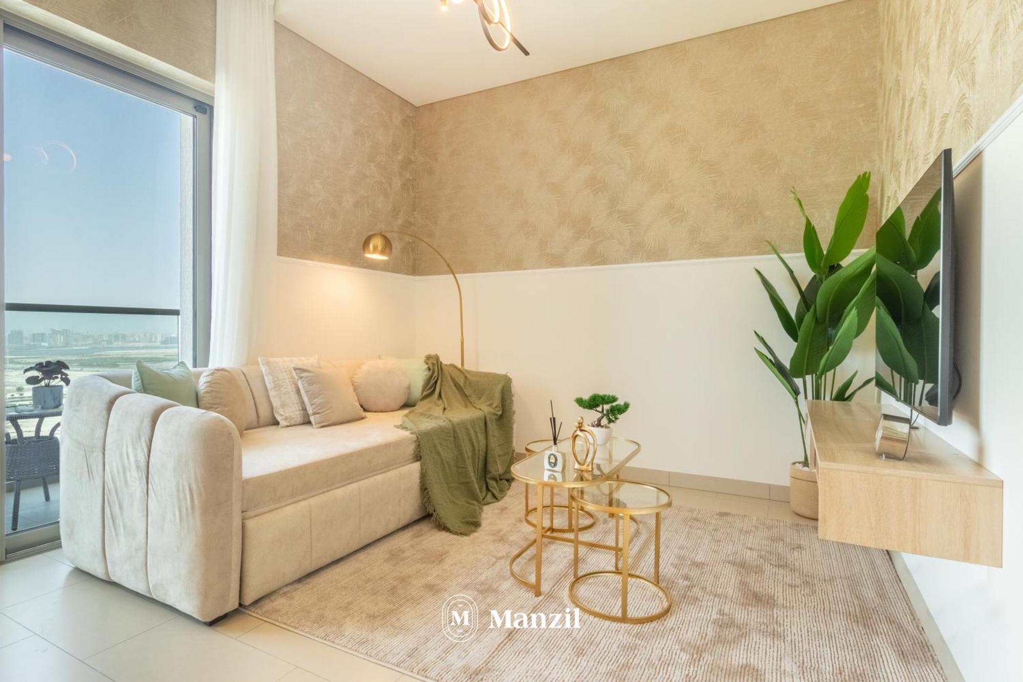Apartment Manzil - 1br In Sobha Hartland With Views