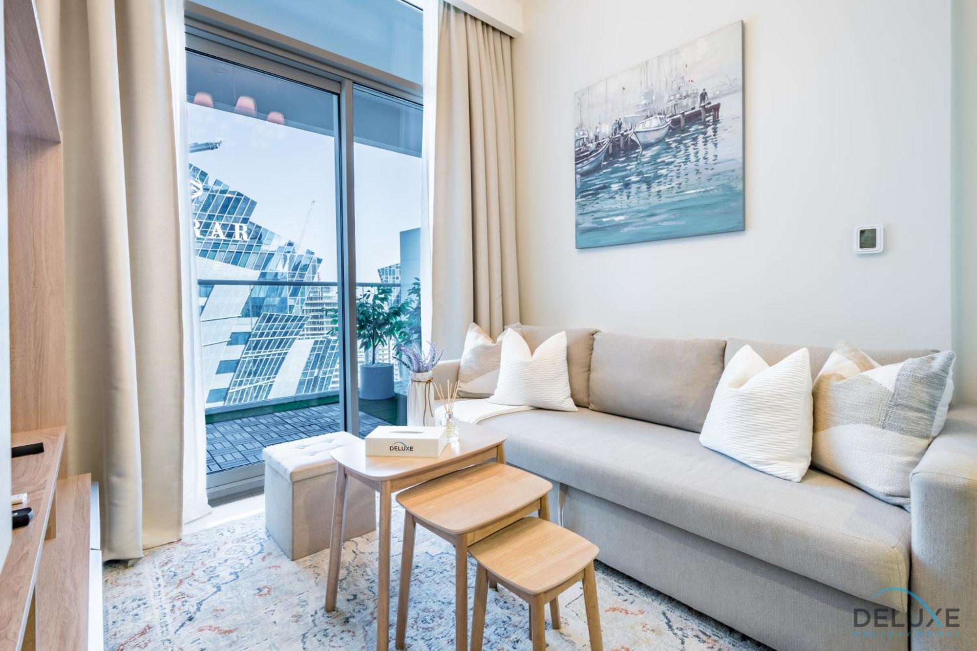 Apartment Calm 1br In Vera Tower, Business Bay By Deluxe Homes Dubai