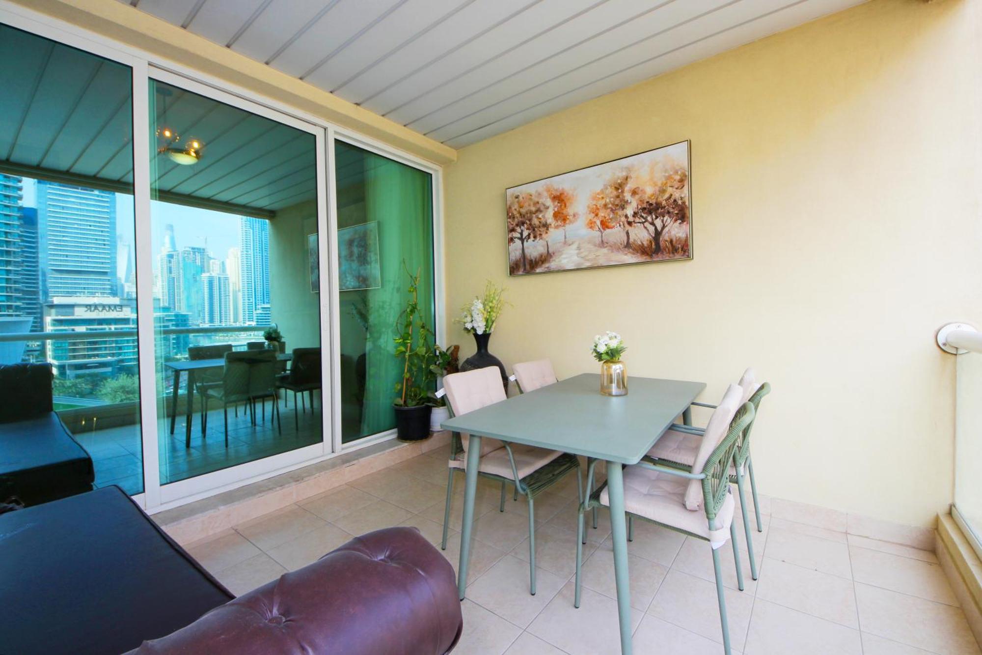 Apartment Stunning Marina View In Marina Sail Tower By Truebleu Dubai