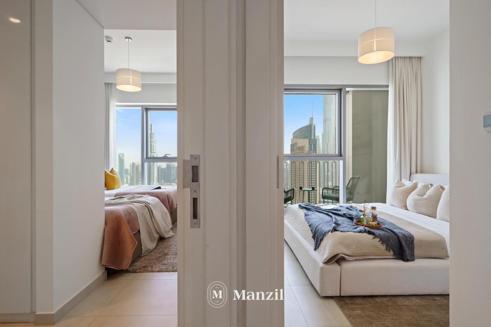 Manzil - 2br In Downtown Views With Direct Access To Mall *