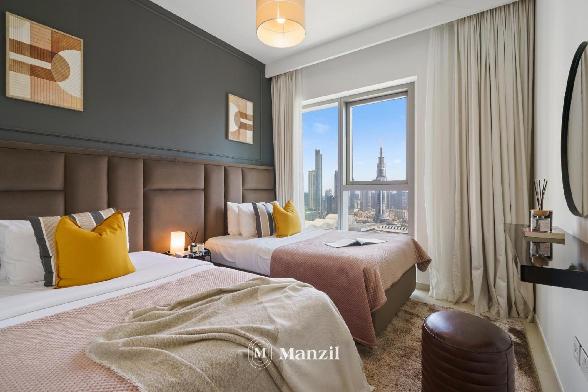Manzil - 2br In Downtown Views With Direct Access To Mall Apartment *