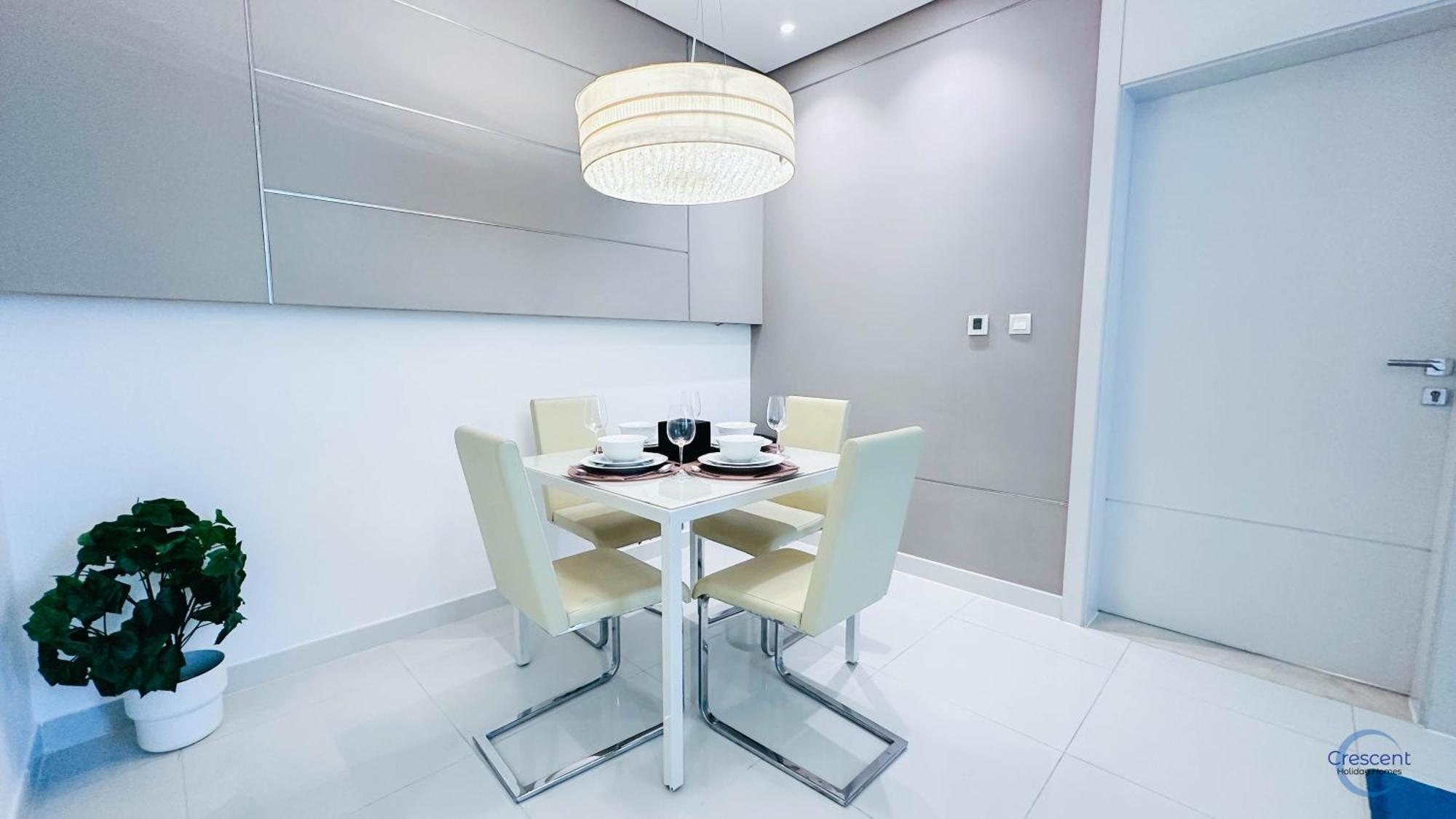 Chic One Bedroom Near Mall In Damac Voleo Apartment