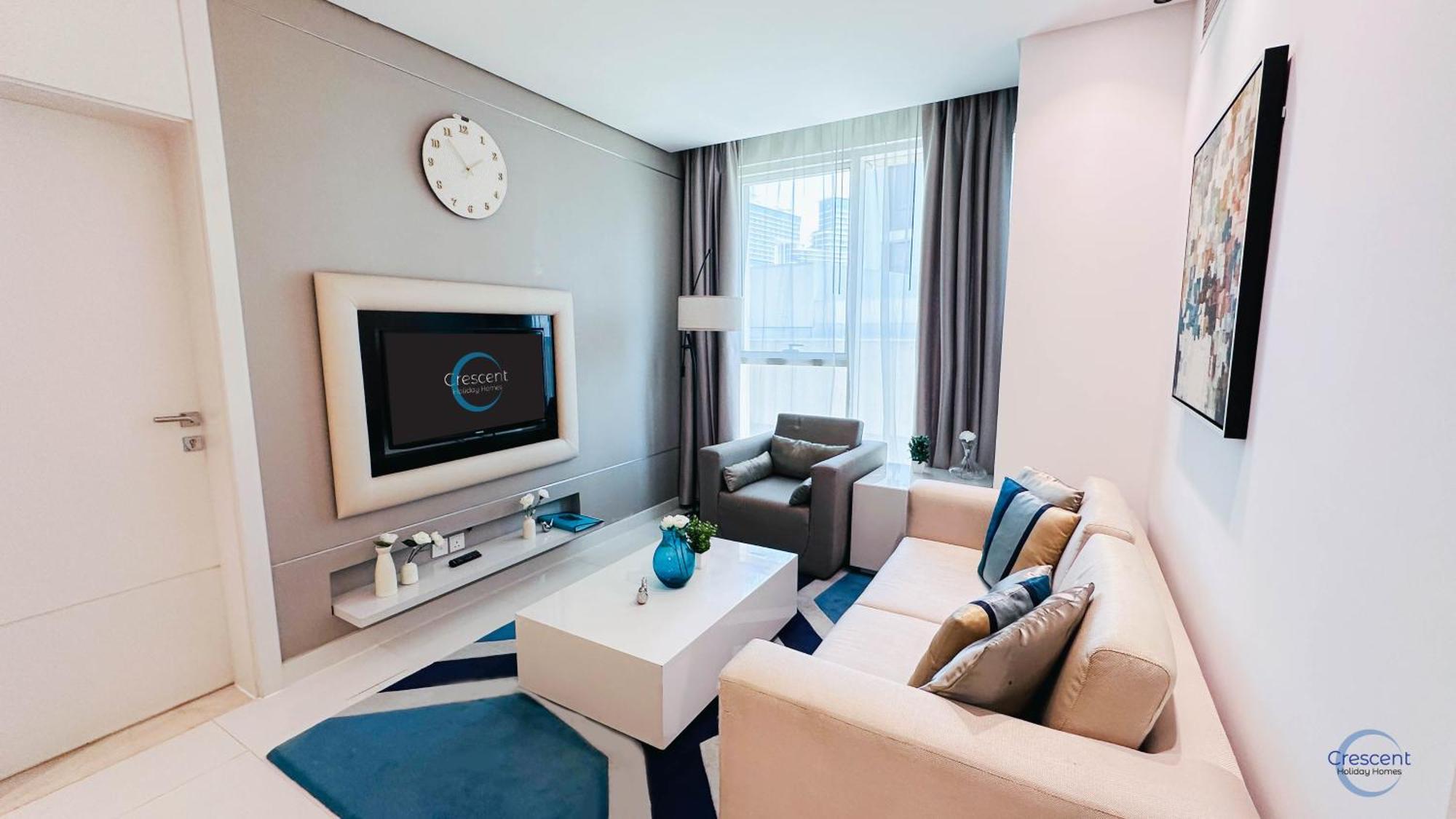 Chic One Bedroom Near Mall In Damac Voleo *