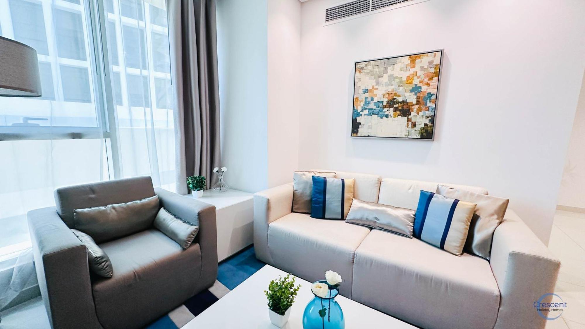 Apartment Chic One Bedroom Near Mall In Damac Voleo Dubai