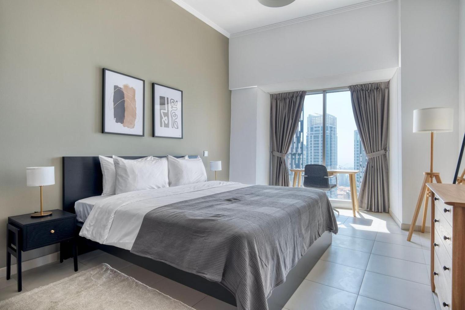 Blueground Marina Gym Security Marina View Dxb-1479 Apartment *