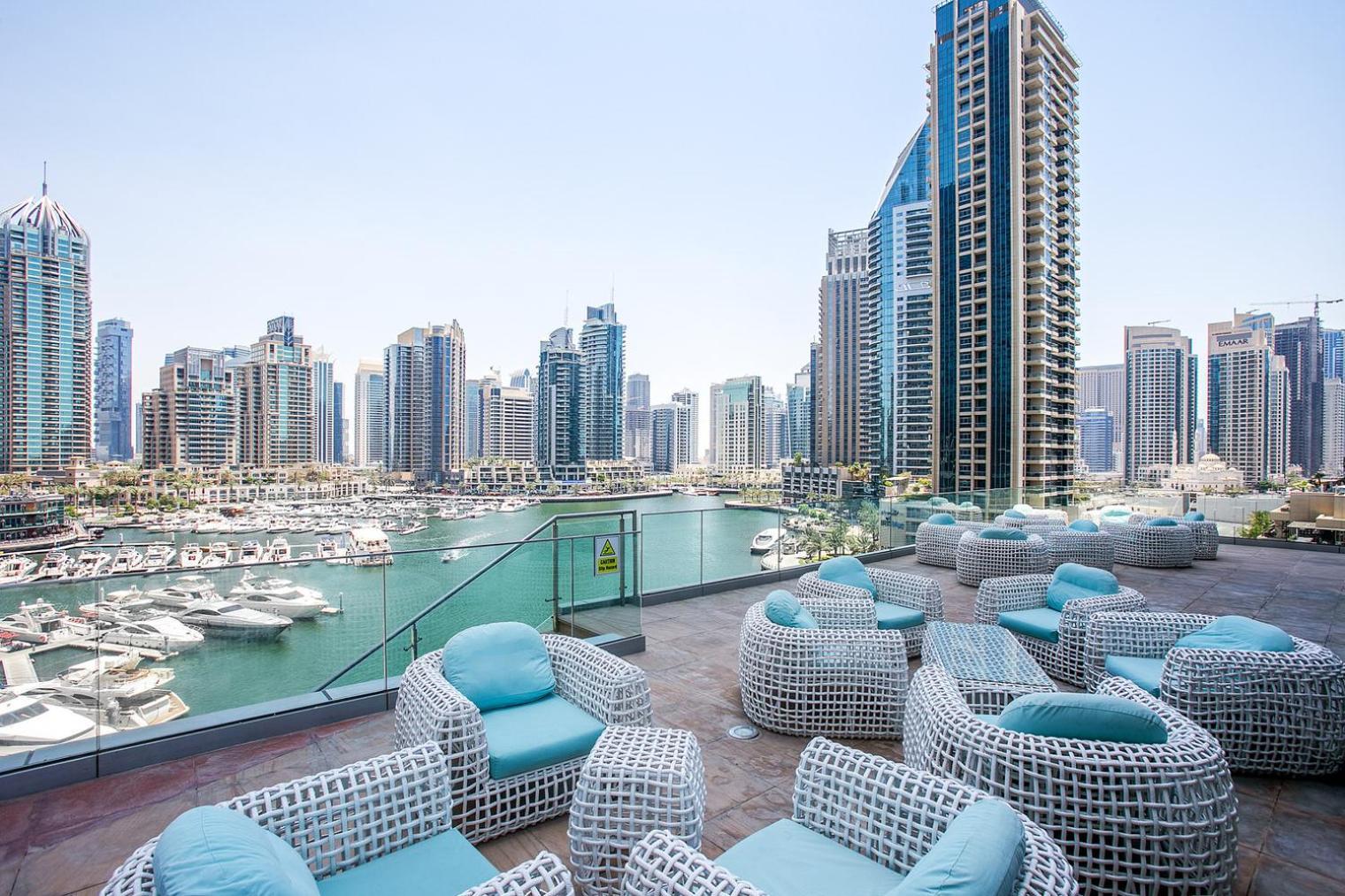 Blueground Marina Gym Security Marina View Dxb-1479 * Dubai