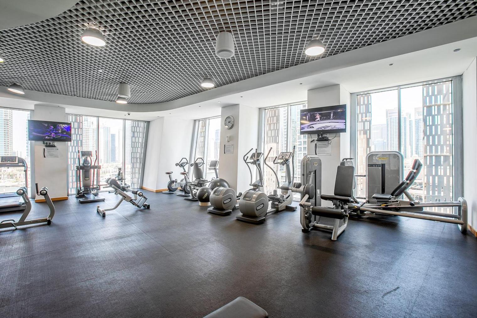 Blueground Marina Gym Security Marina View Dxb-1479 * Dubai