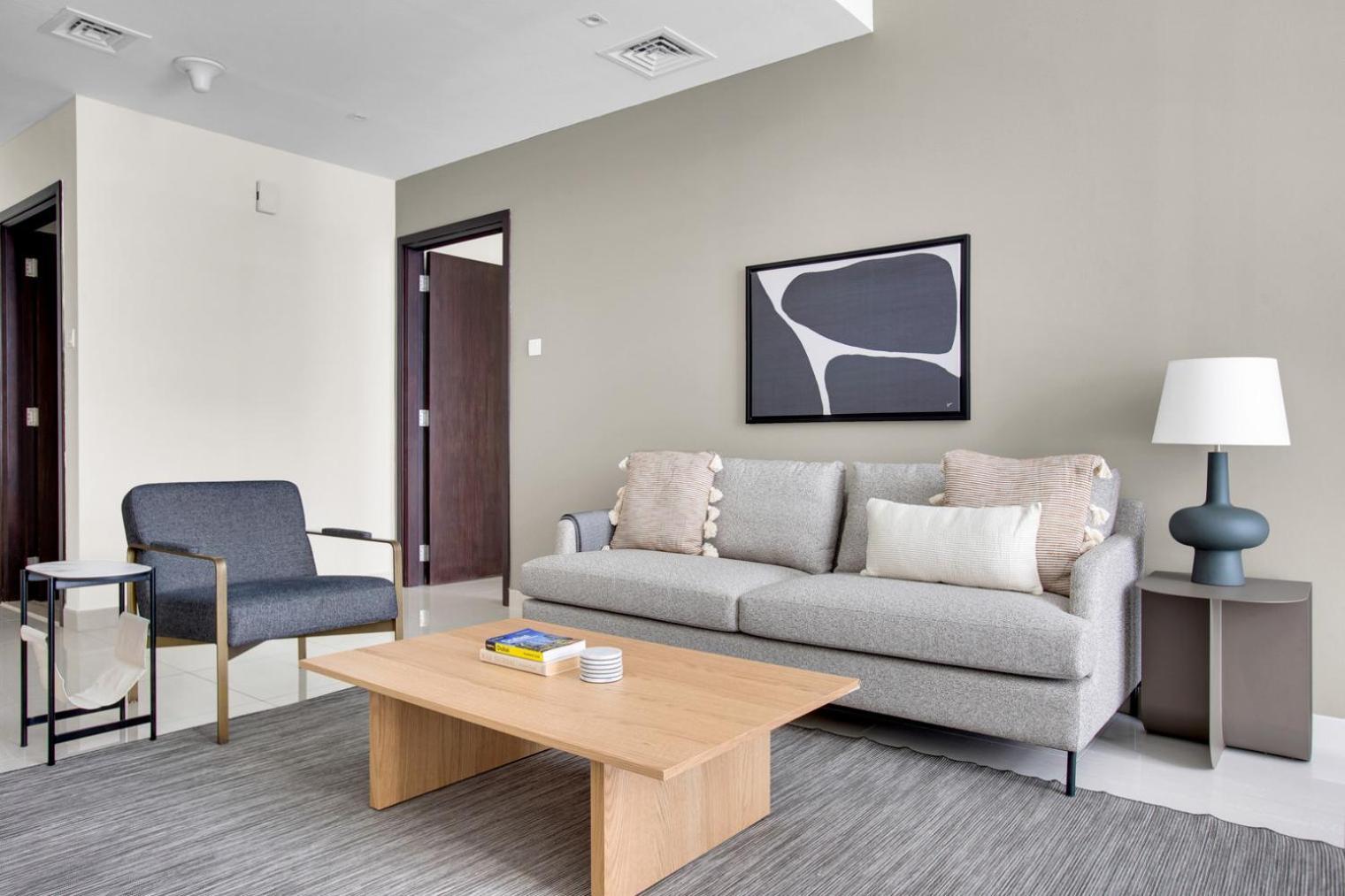 Apartment Blueground Duja Tower View Pool Gym Dxb-1108