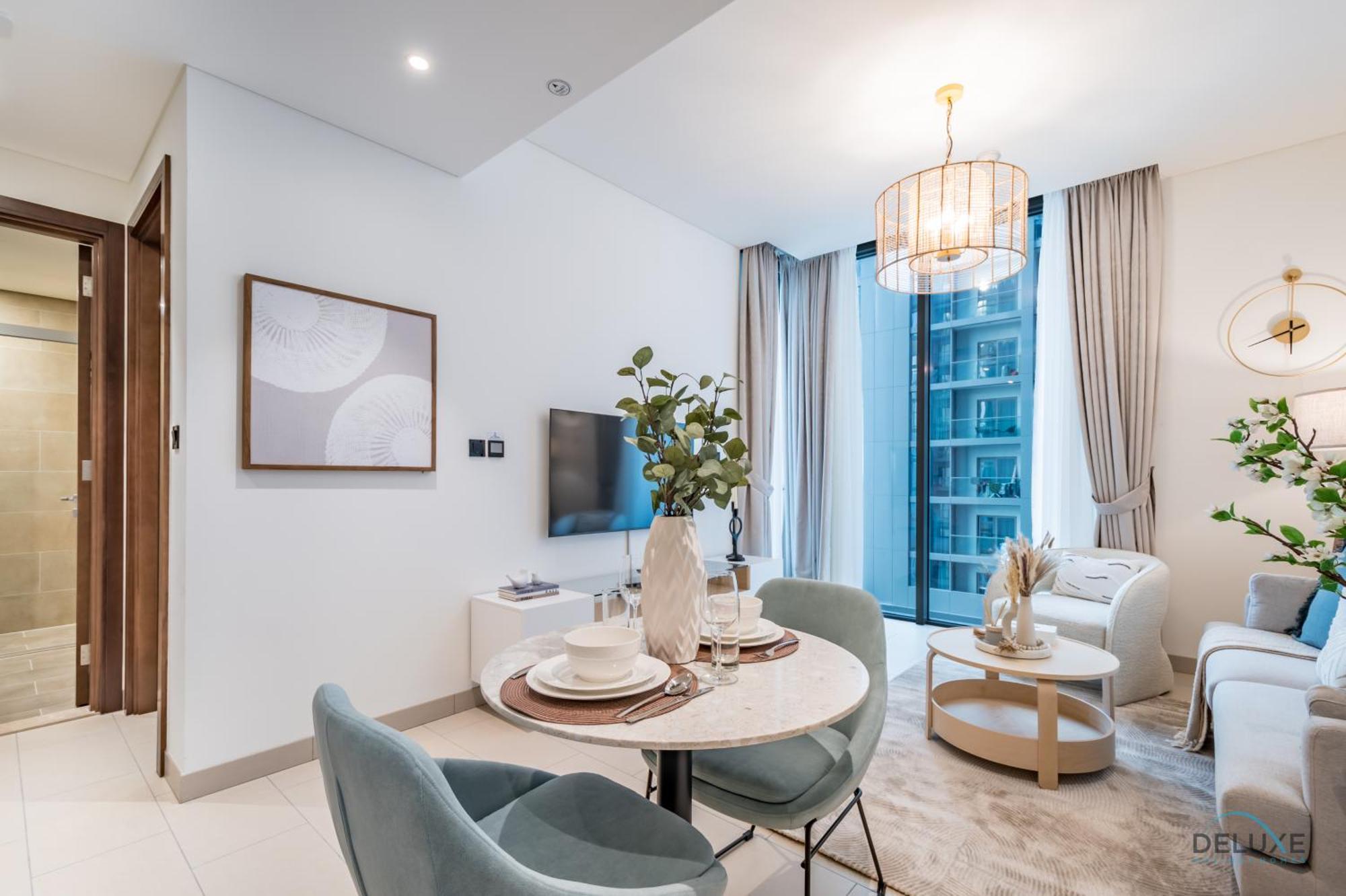 Apartment Chic 1br In Sobha Creek Vistas Reserve, Al Merkadh By Deluxe Homes Dubai