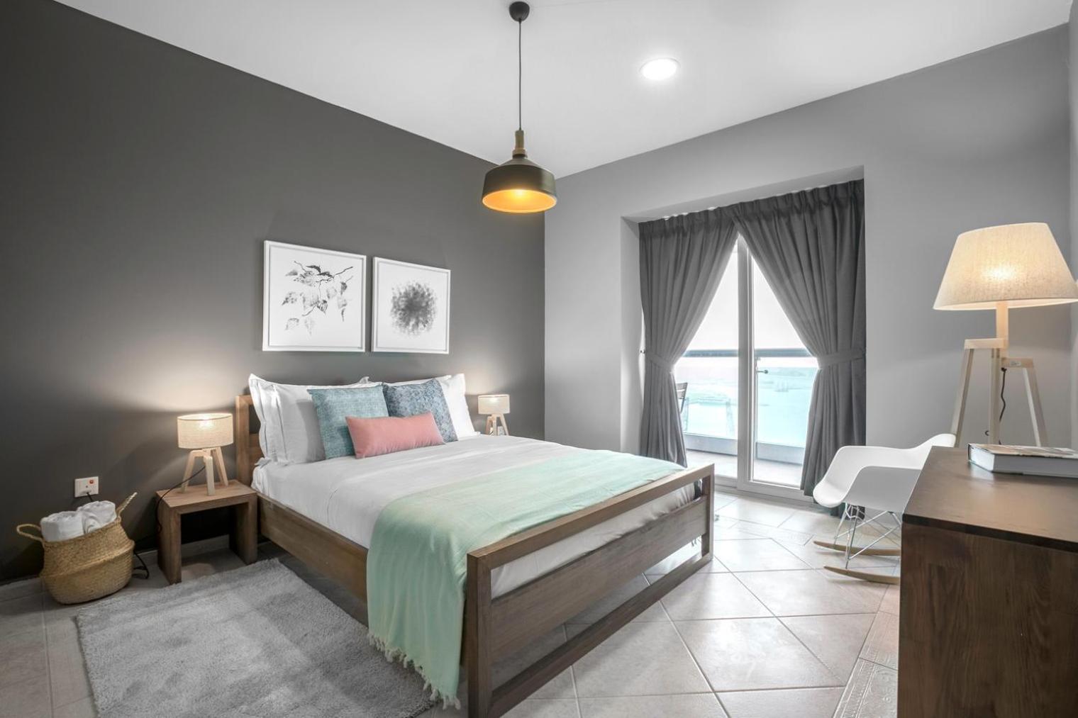 Blueground Marina Pool Gym Dxb-336 Apartment Dubai