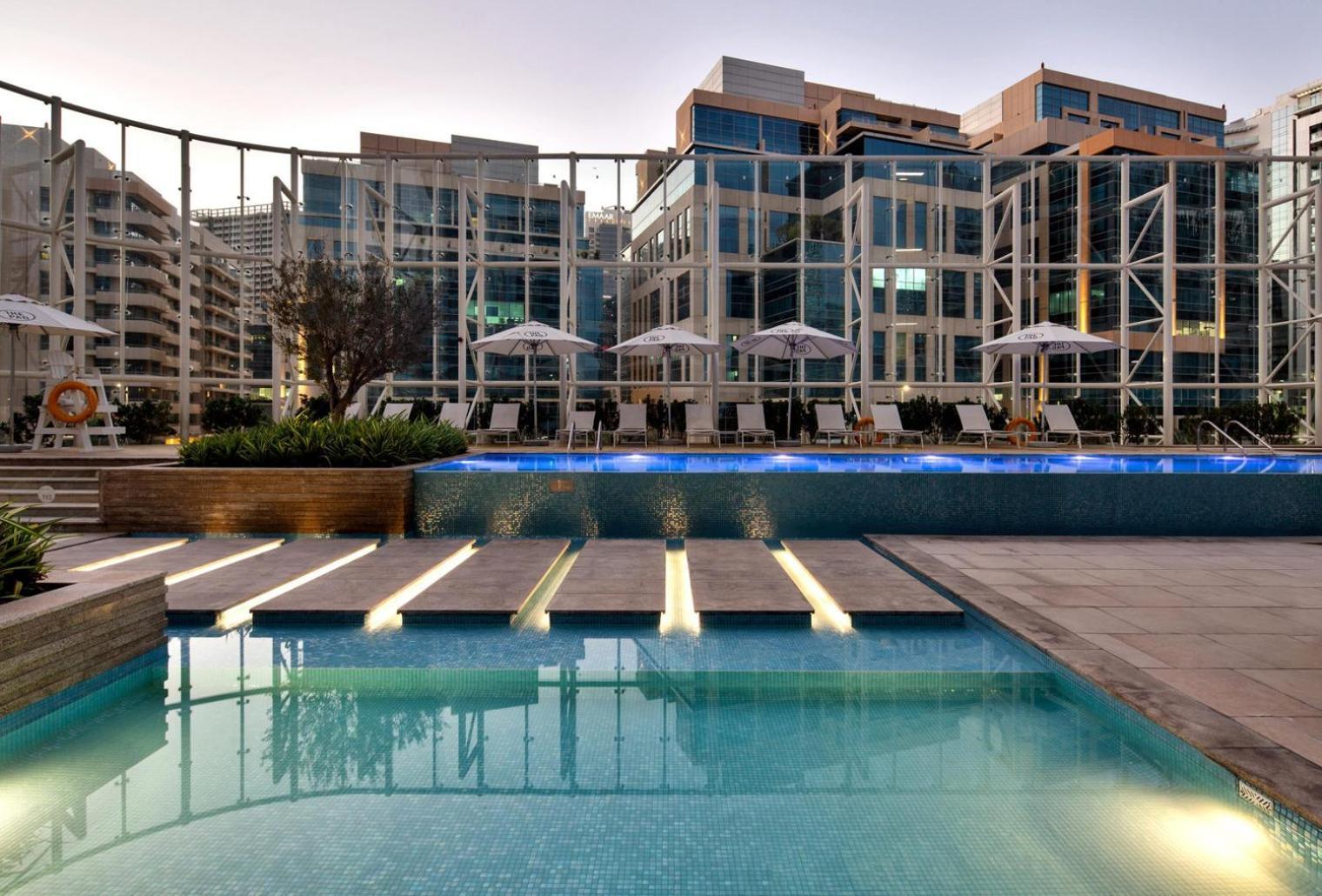 Blueground The Pad View Pool Gym Dxb-1224 Apartment *