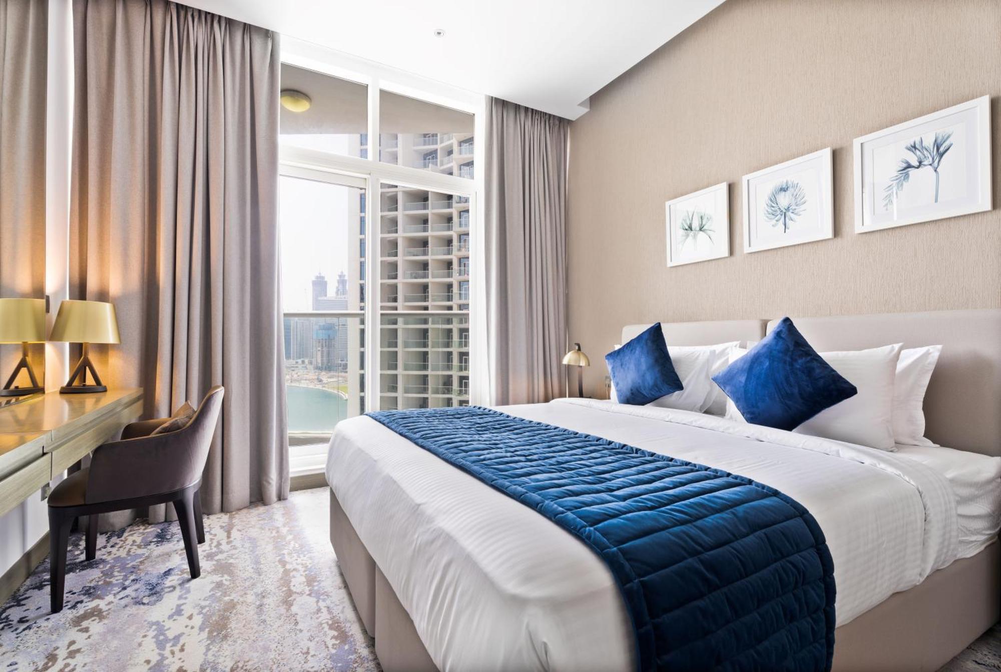 Aliving Stylish At Damac Prive With Balcony And Partial Burj Khalifa View-1315 Apartment *