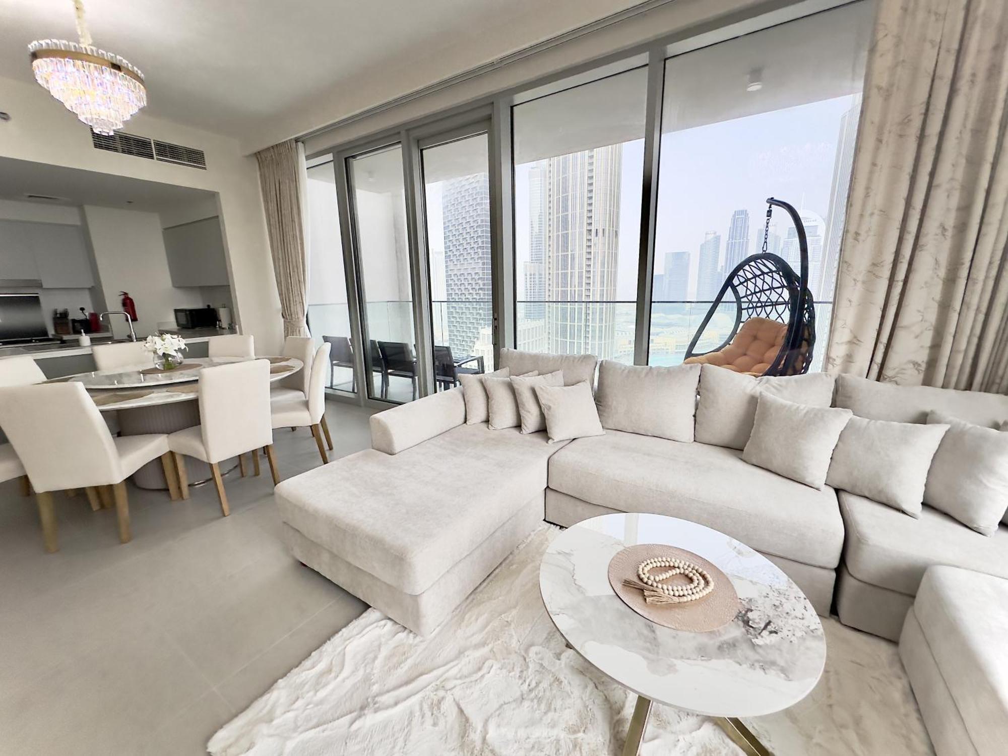 Apartment Incredible View - Fountain Show - 4br - Ps5 And Games Dubai