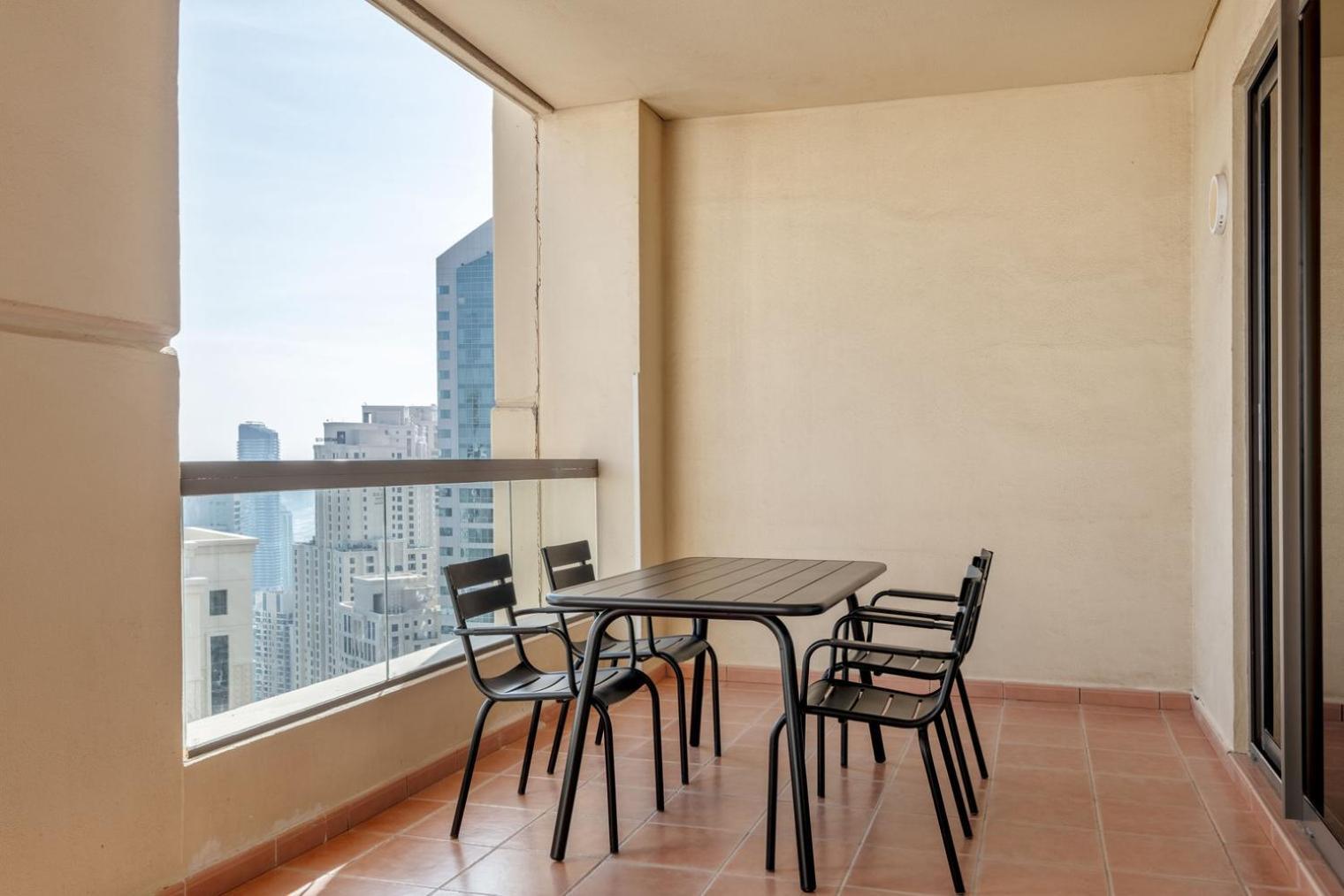 Blueground Sadaf 6 Marina View Pool Security Dxb-1428 Apartment *
