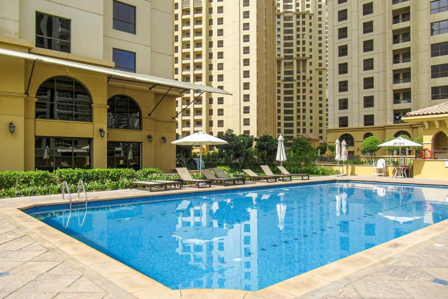 Blueground Sadaf 6 Marina View Pool Security Dxb-1428 Apartment Dubai