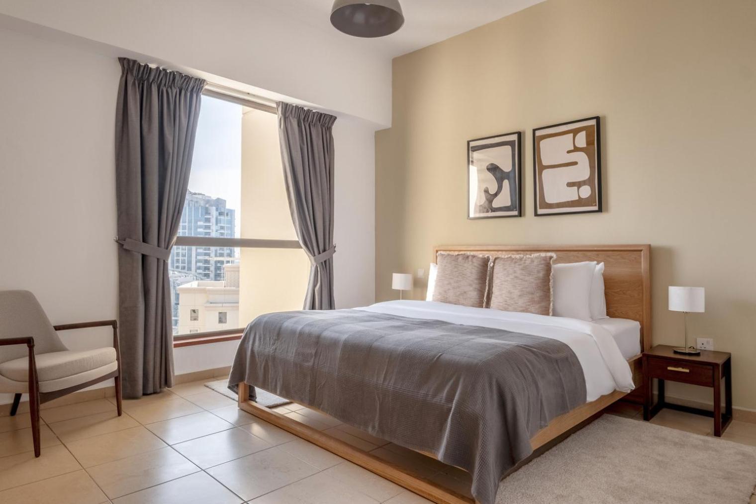 Blueground Sadaf 6 Marina View Pool Security Dxb-1428 Apartment *