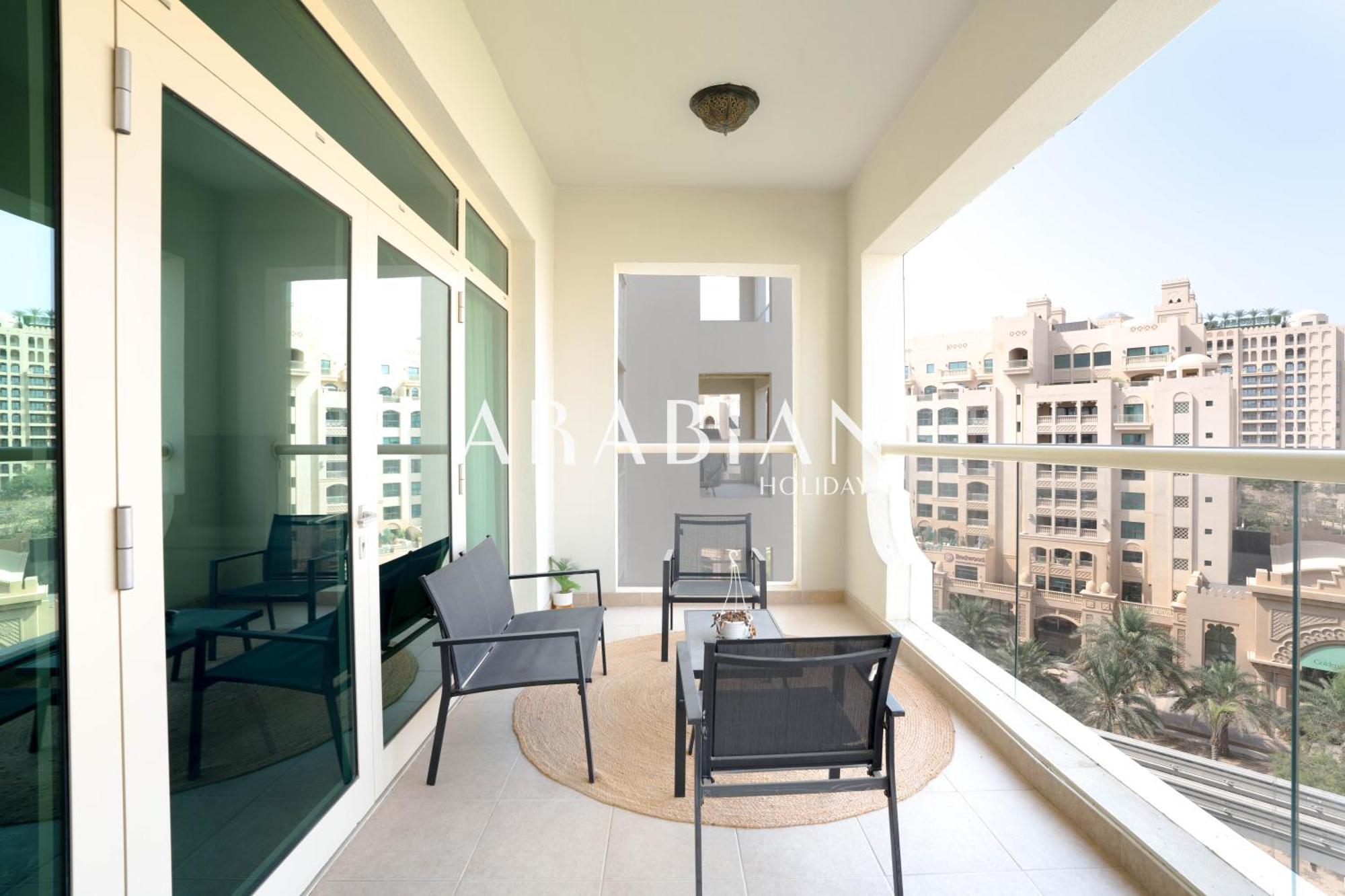Beautiful 1br Palm Jumeirah With Park Views, Pool And Access Apartment *