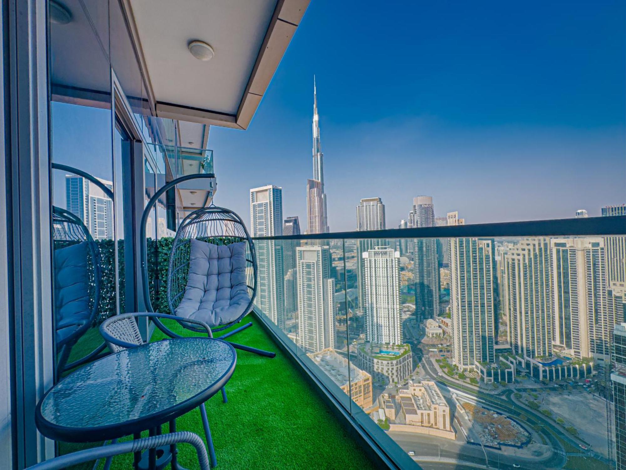 Apartment Paramount Midtown - 53rd Floor 2bedroom With Famous Roof Infinity Pool Overlooking Burj Khalifa *