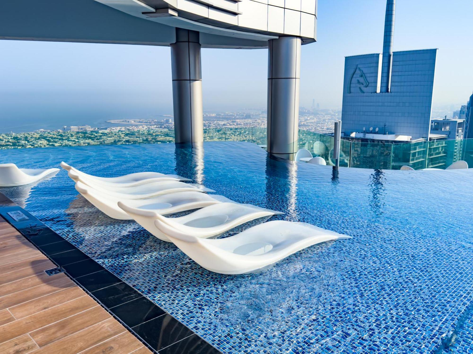 Apartment Paramount Midtown - 53rd Floor 2bedroom With Famous Roof Infinity Pool Overlooking Burj Khalifa *