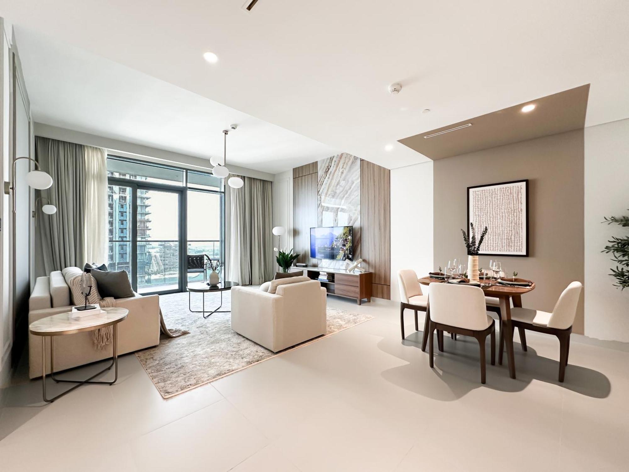 Trophy Luxury 1bdr In Emaar Front With Panoramic Sea Views From The And Private Access *