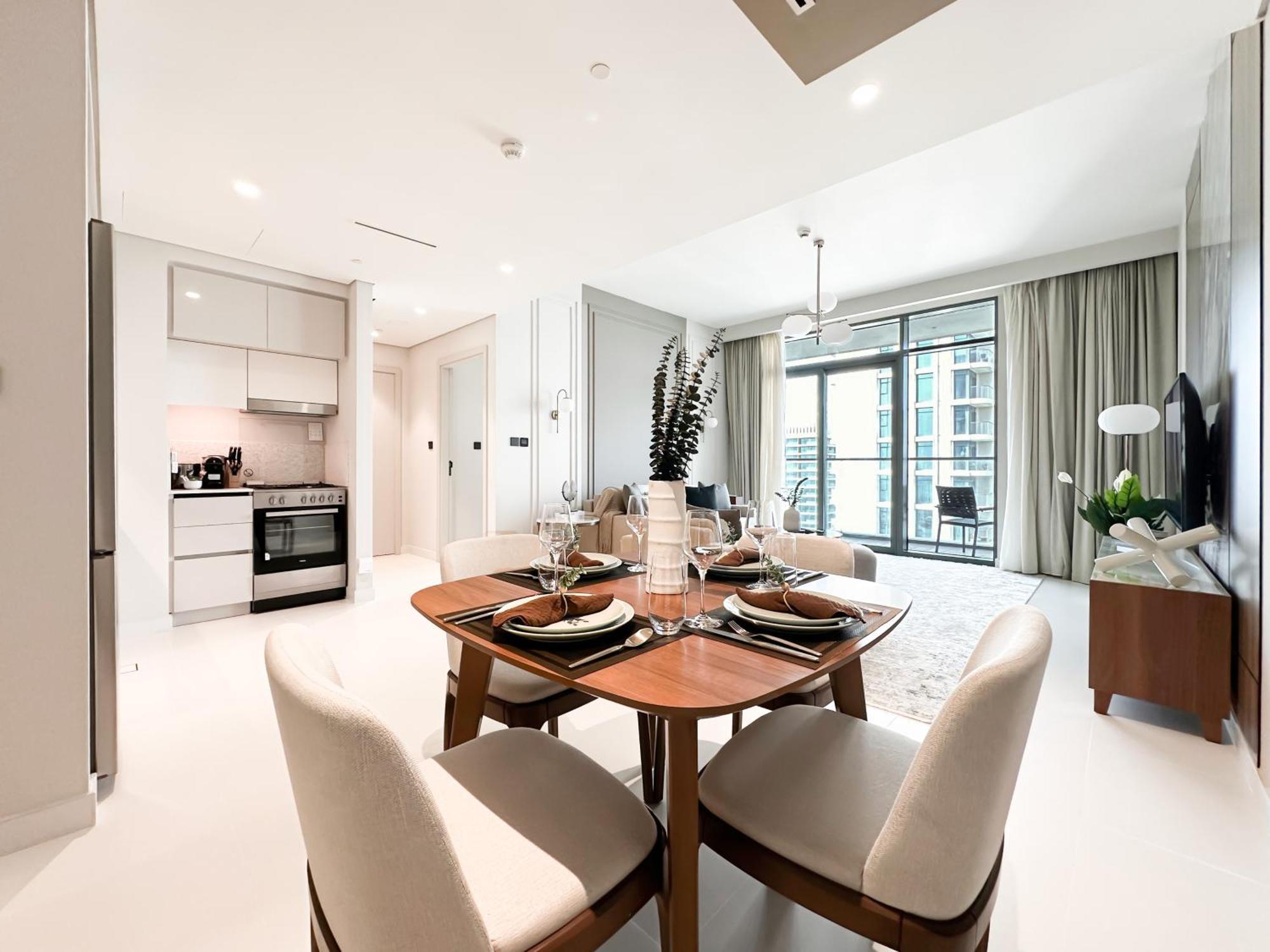 Trophy Luxury 1bdr In Emaar Front With Panoramic Sea Views From The And Private Access Apartment *