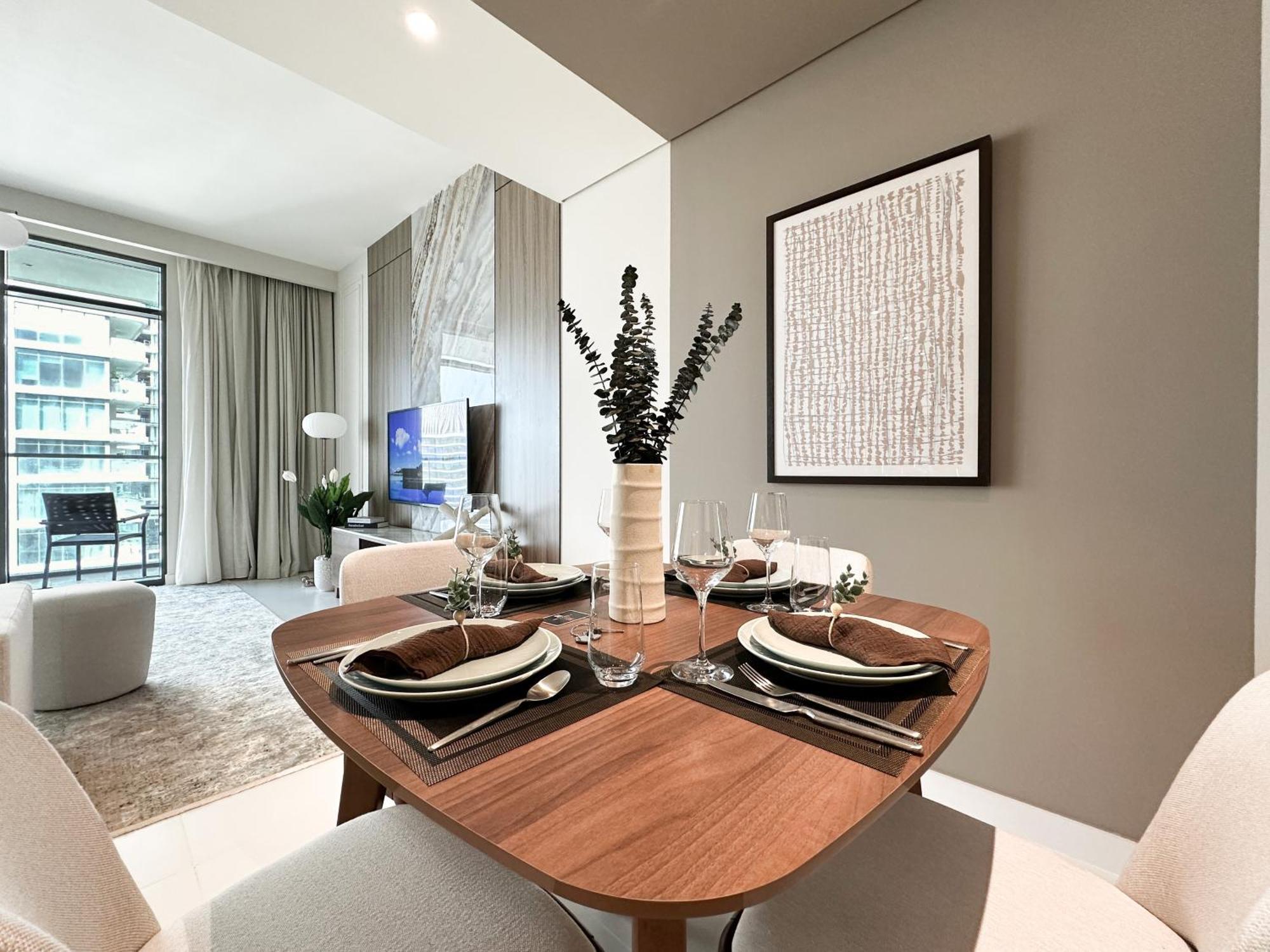 Apartment Trophy Luxury 1bdr In Emaar Front With Panoramic Sea Views From The And Private Access