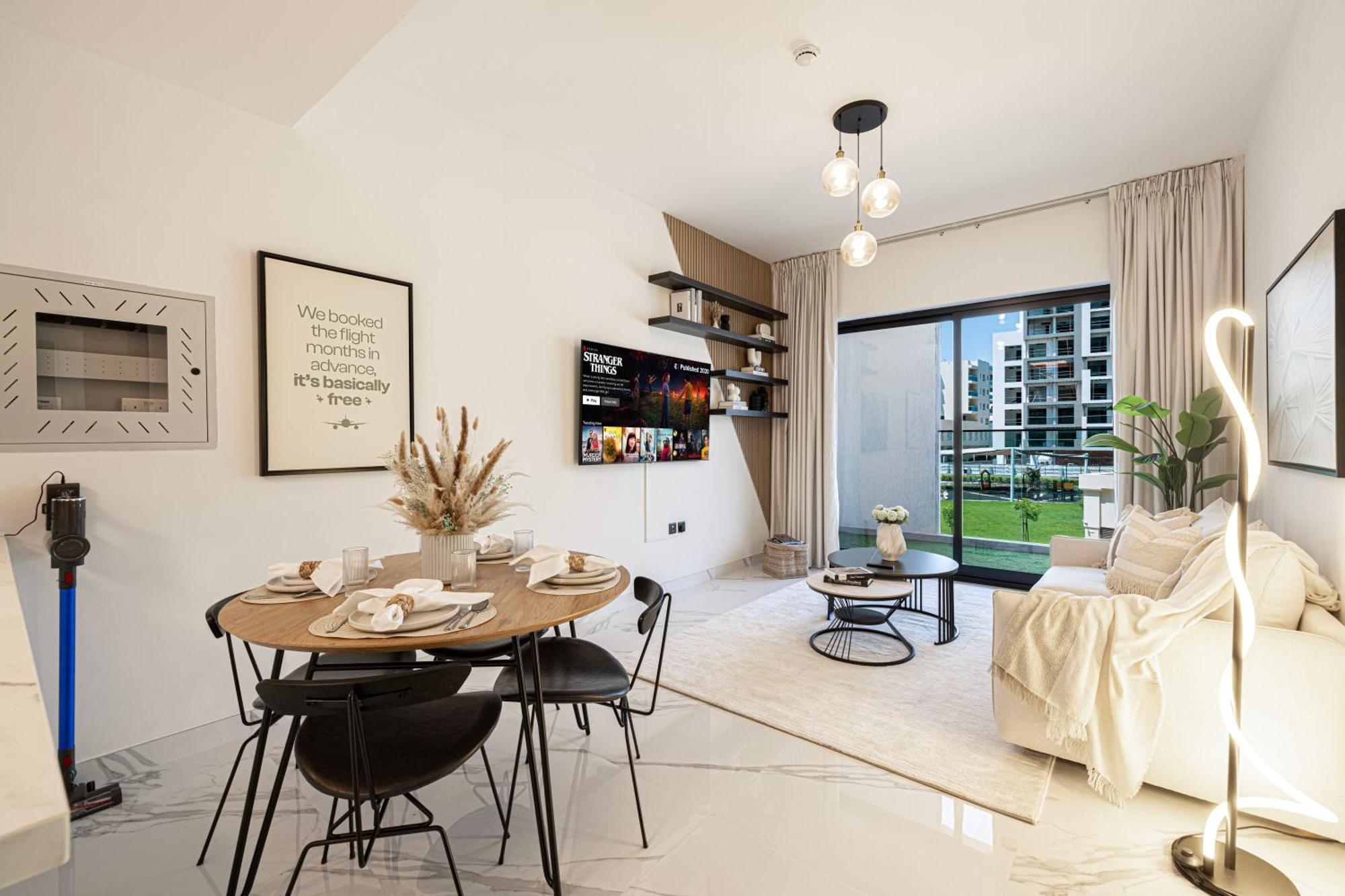 Apartment New Serene 1br With Pool & Sauna Dubai