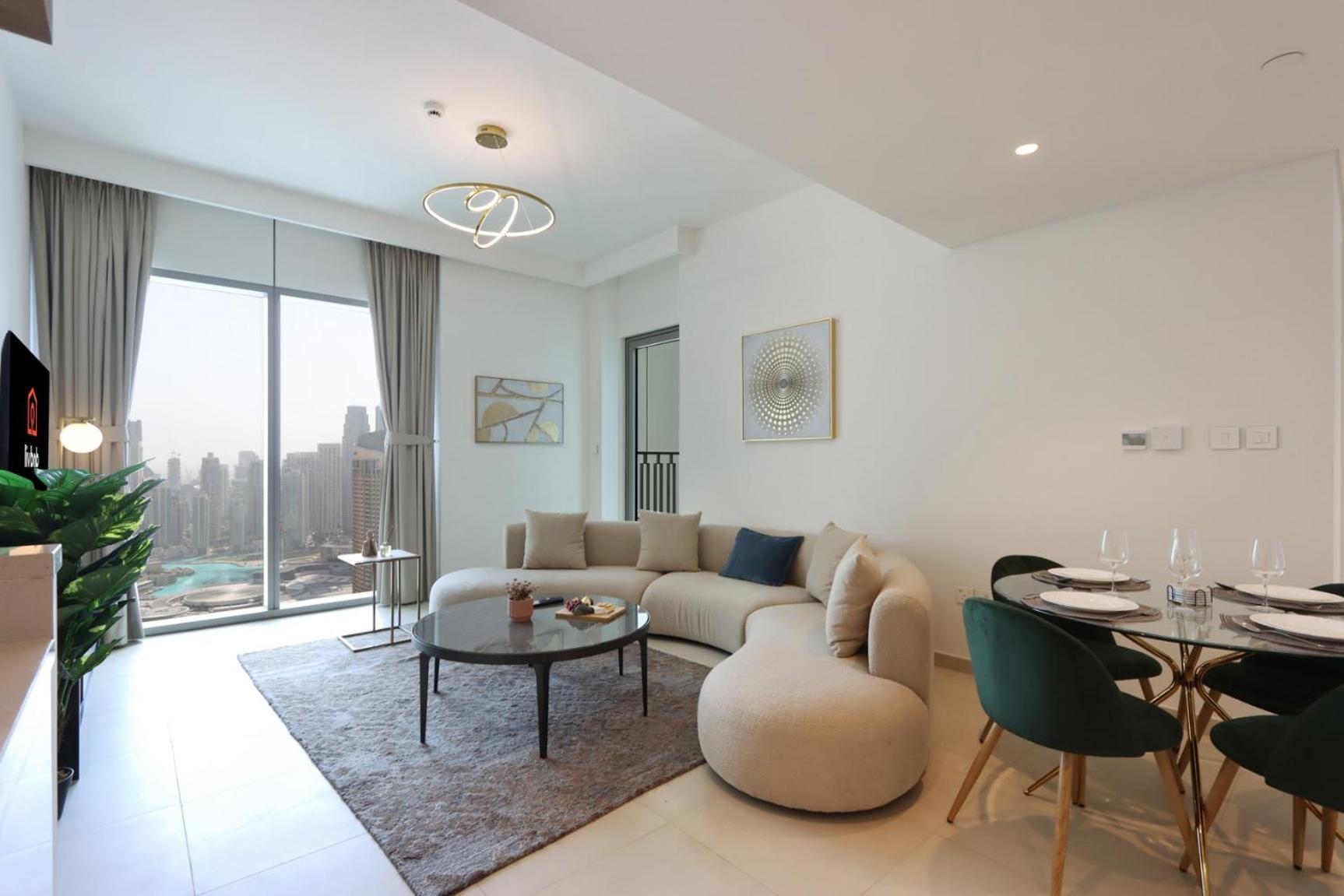 Livbnb- Your Looking Over Burj & Fountainview Apartment