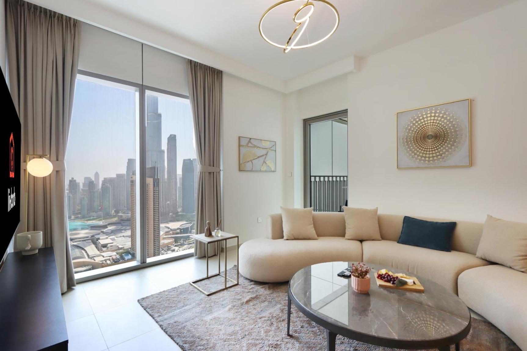 Livbnb- Your Looking Over Burj & Fountainview Dubai