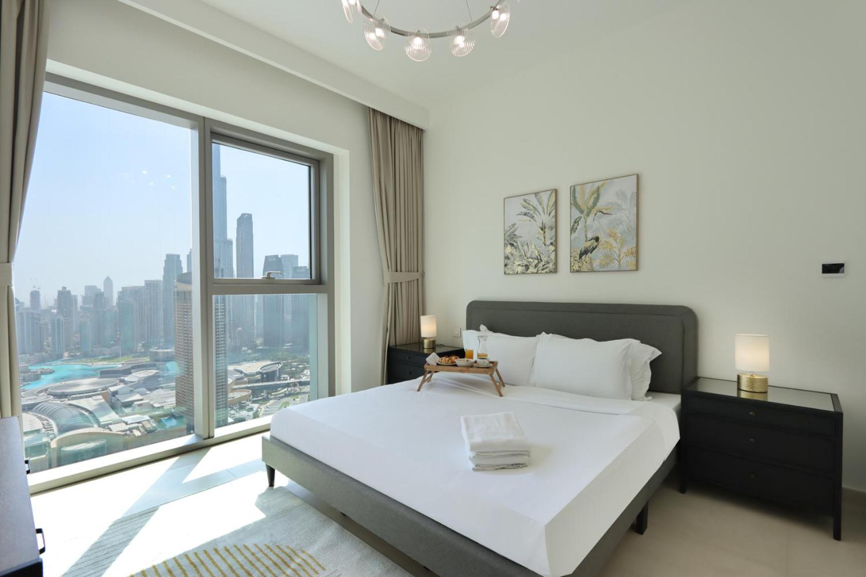 Livbnb- Your Looking Over Burj & Fountainview Apartment