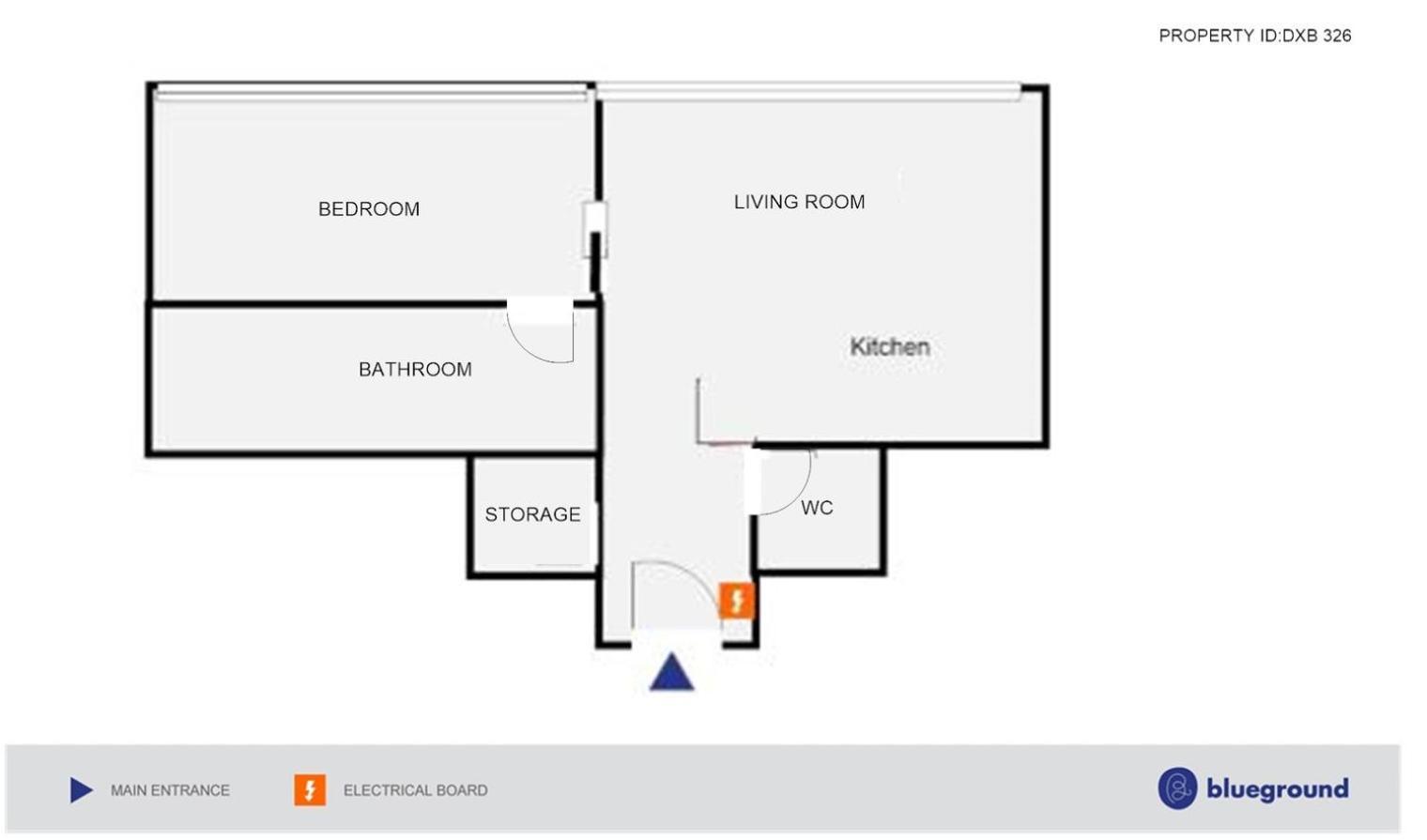 Apartment Blueground Difc Burj View Pool Gym Dxb-326 Dubai