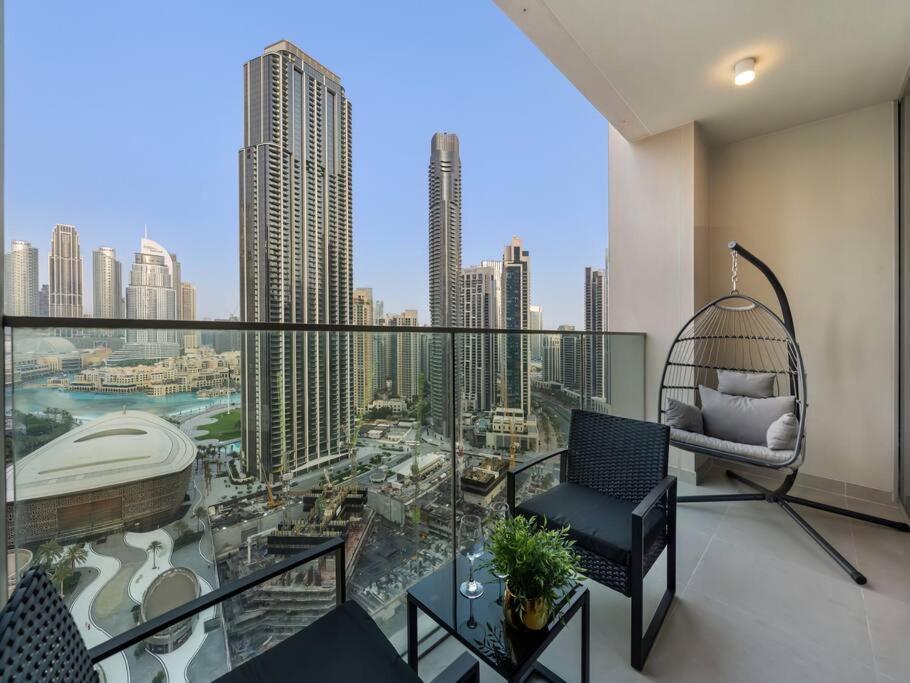 Apartment Panoramic Full Fountain,opera& Burj Sky View 4br *