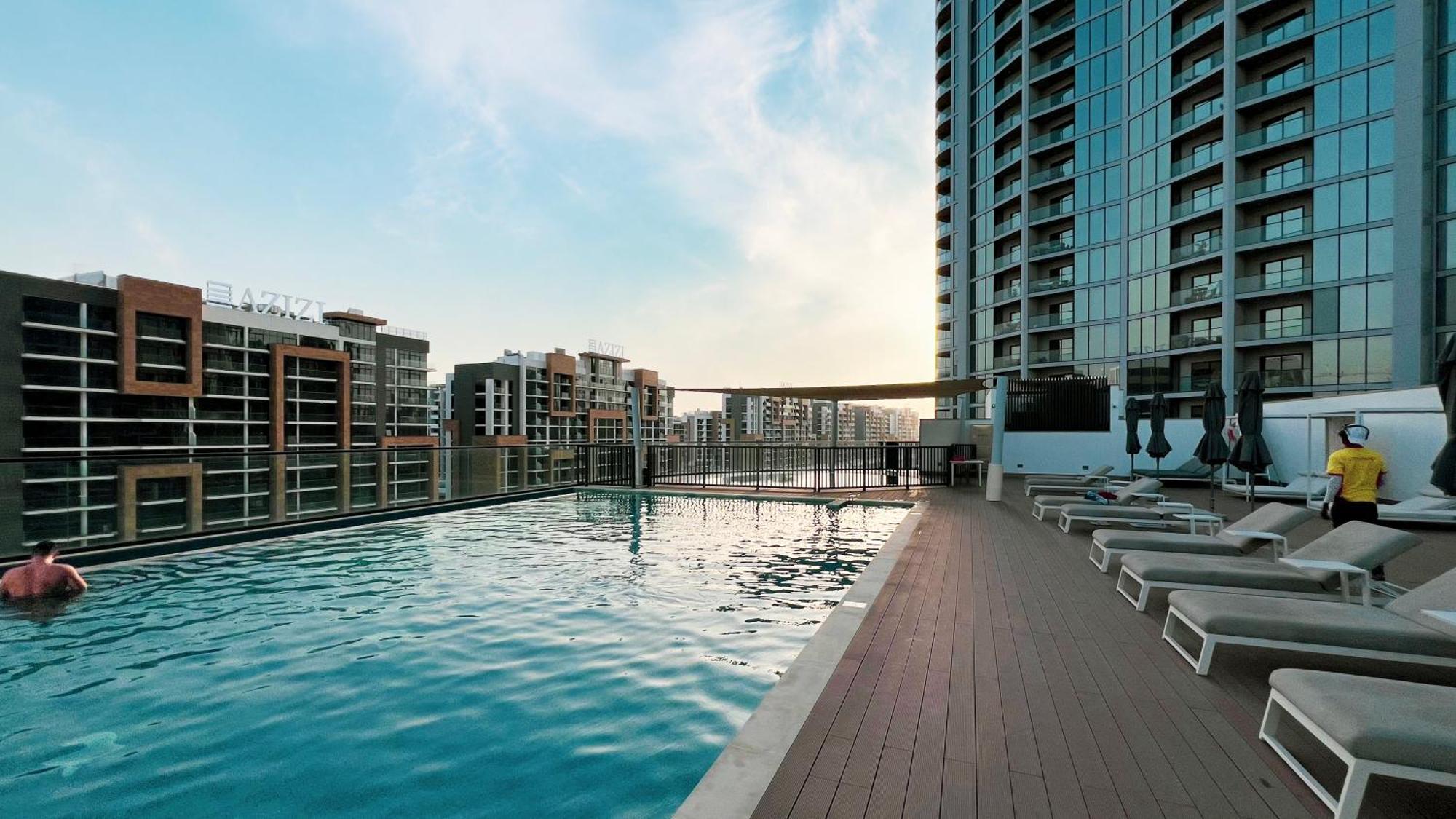 Apartment Easemytrip - Sobha Waves Luxury, 1br With Burj Khalifa View *