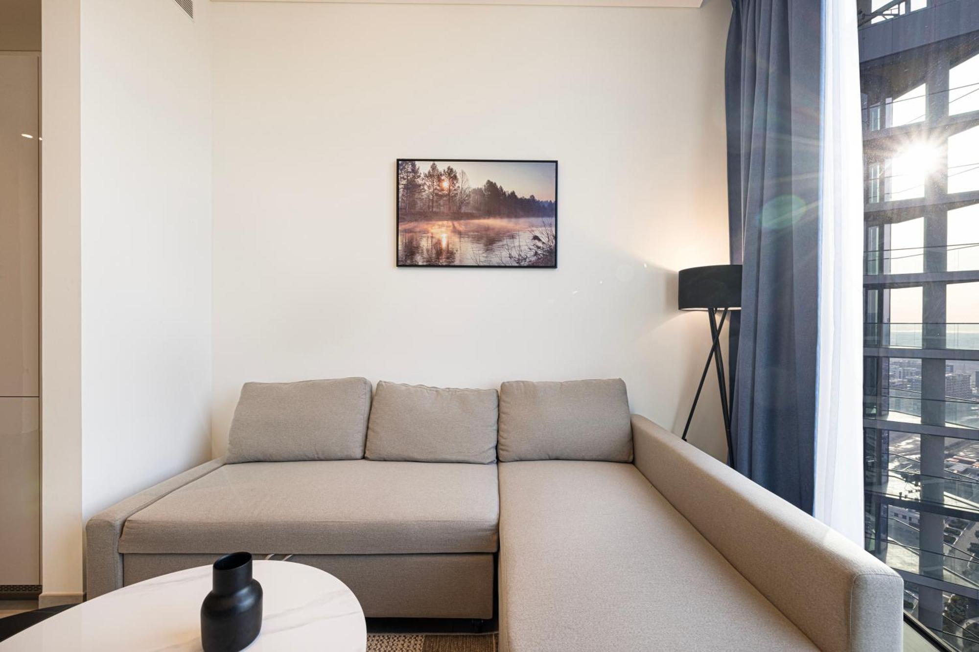 Apartment Easemytrip - Sobha Waves Luxury, 1br With Burj Khalifa View *