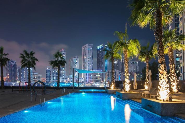 Sparkle Tower Panoramic Marina View 1br Apartment