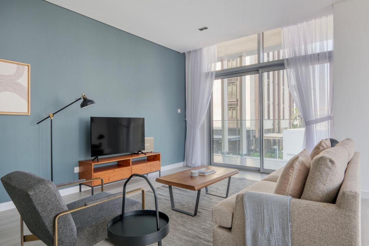 Blueground Building 24 Pool Gym View Dxb-1385 Apartment *